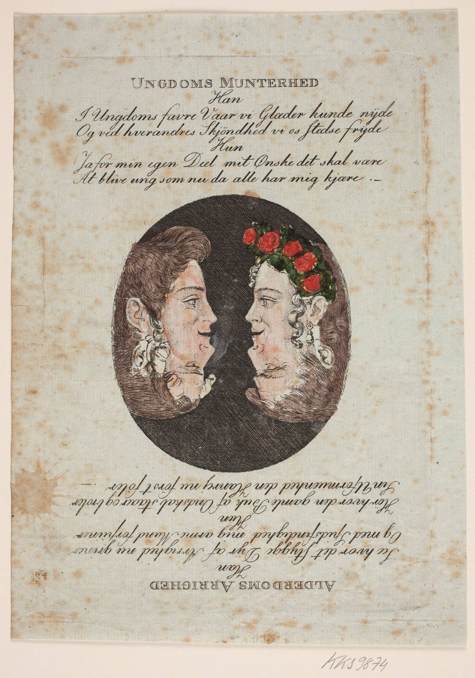 Ungdoms munterhed. Alderdoms arrigskab, Ubekendt, 1834-1866