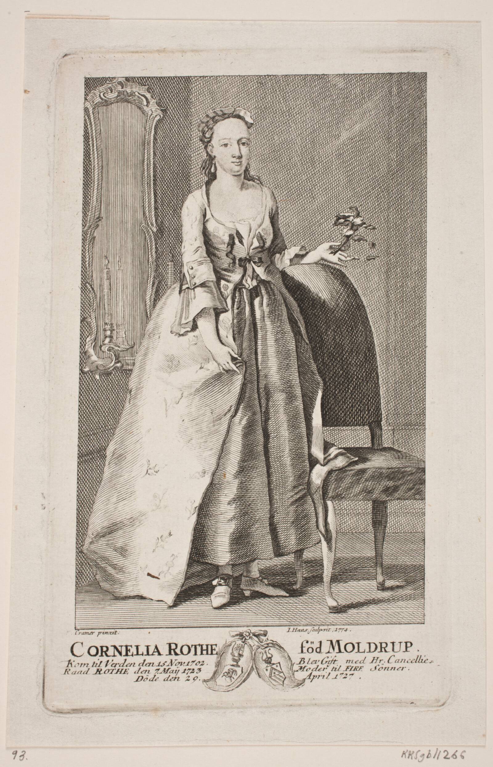 Cornelia Rothe, Jonas Haas, 1774