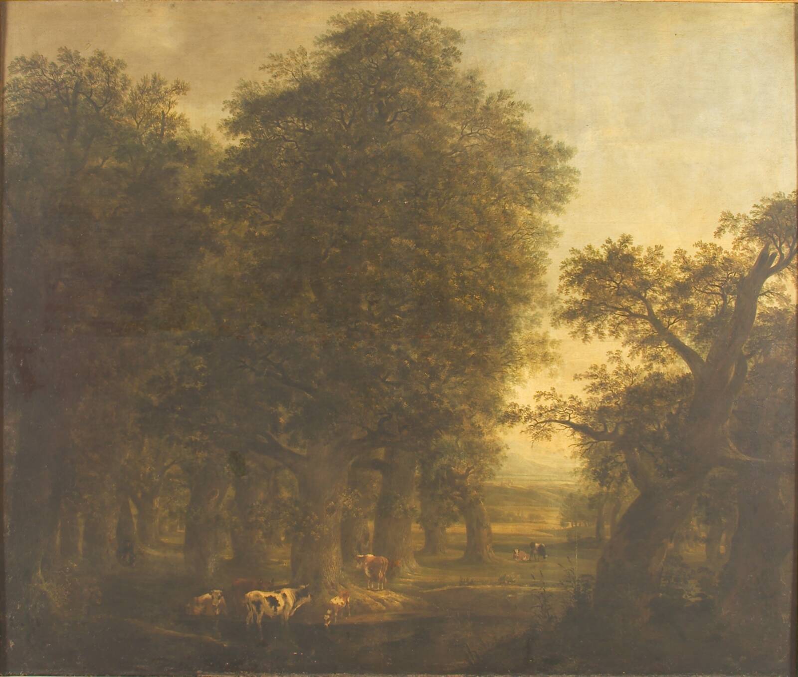 En egeskov, Johann Friedrich Weitsch, 1786
