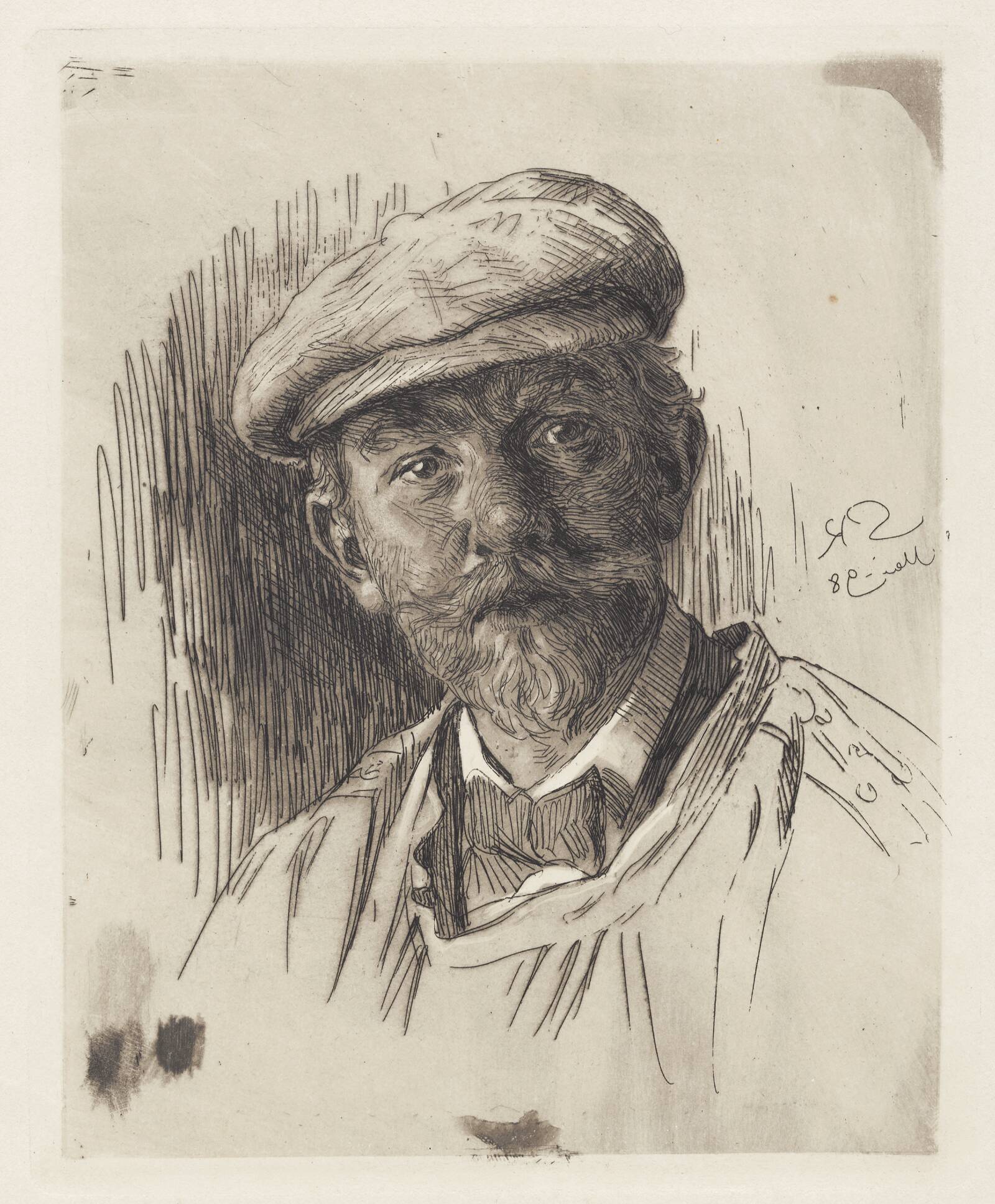 Selvportræt, P.S. Krøyer, 1898
