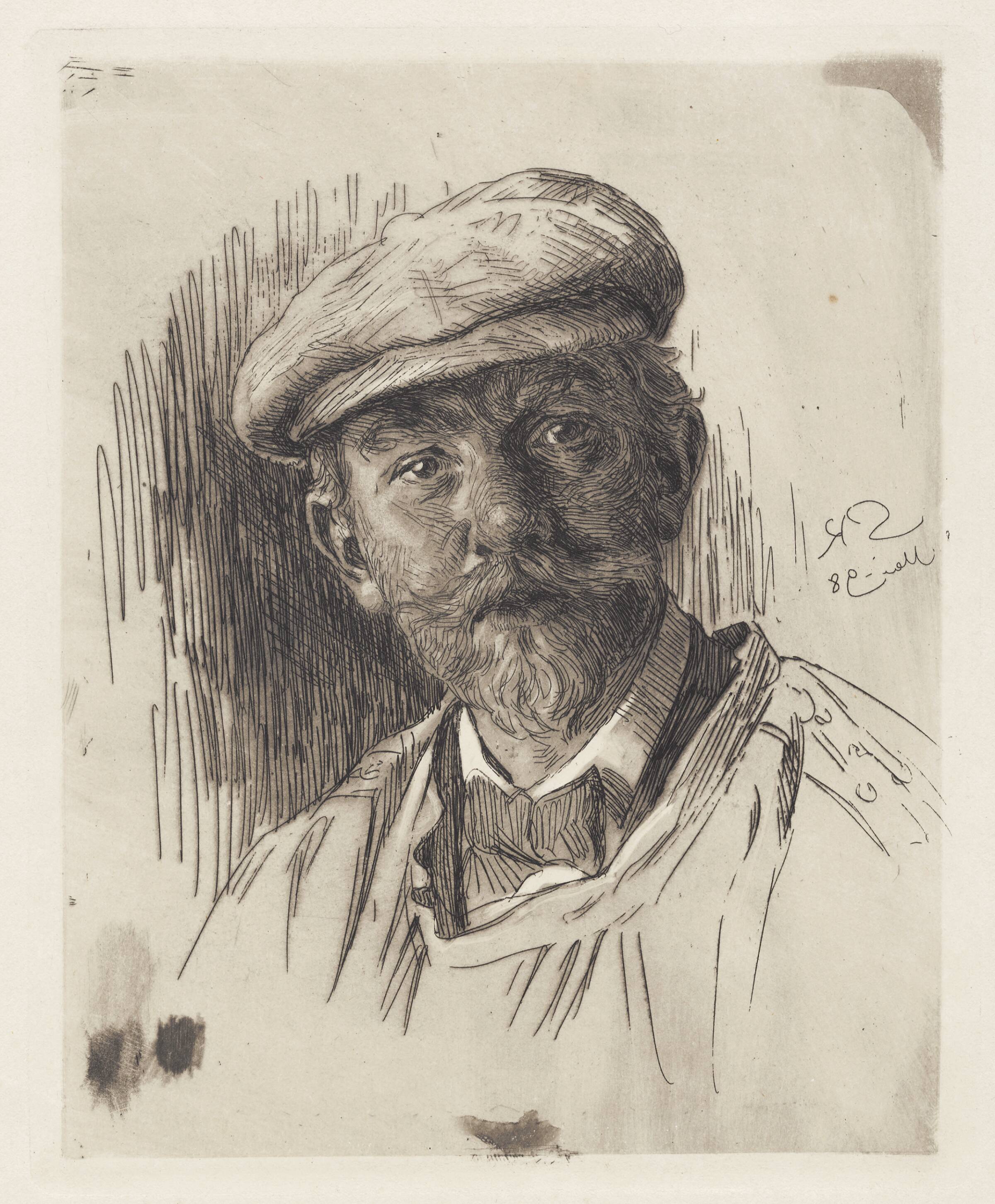 Selvportræt, P.S. Krøyer, 1898