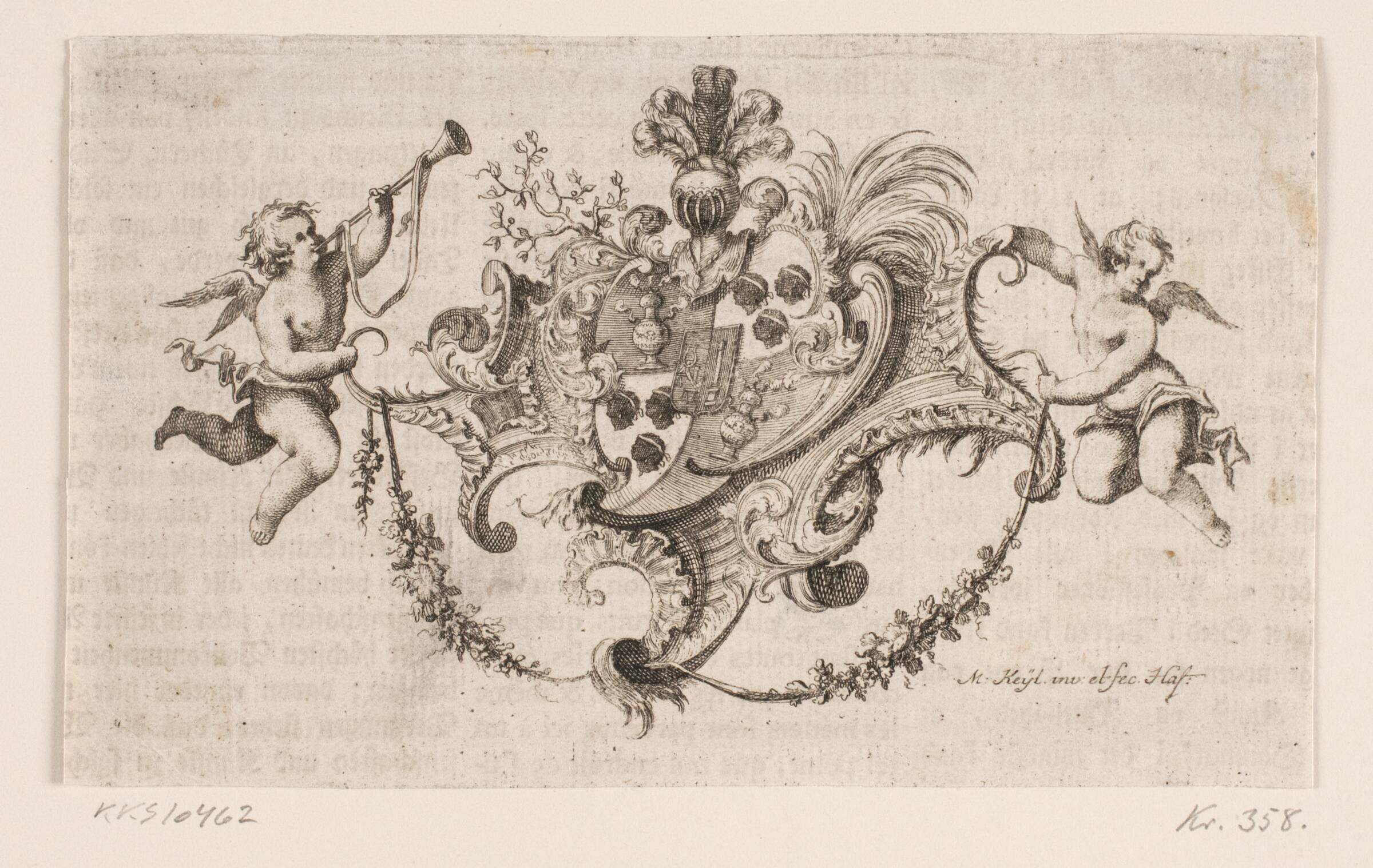 Slutvignet til Lauritz de Thurah's, "Hafnia Hodierna, Eller Udførlig Beskrivelse om den Kongelige Residentz- og Hoved-Stad Kiøbenhavn", 1748, Michael Keyl, 1748