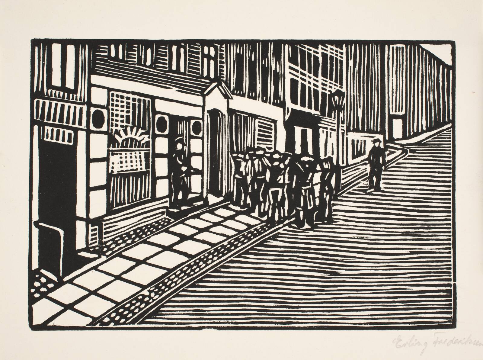 "Razzia", Erling Frederiksen, 1945
