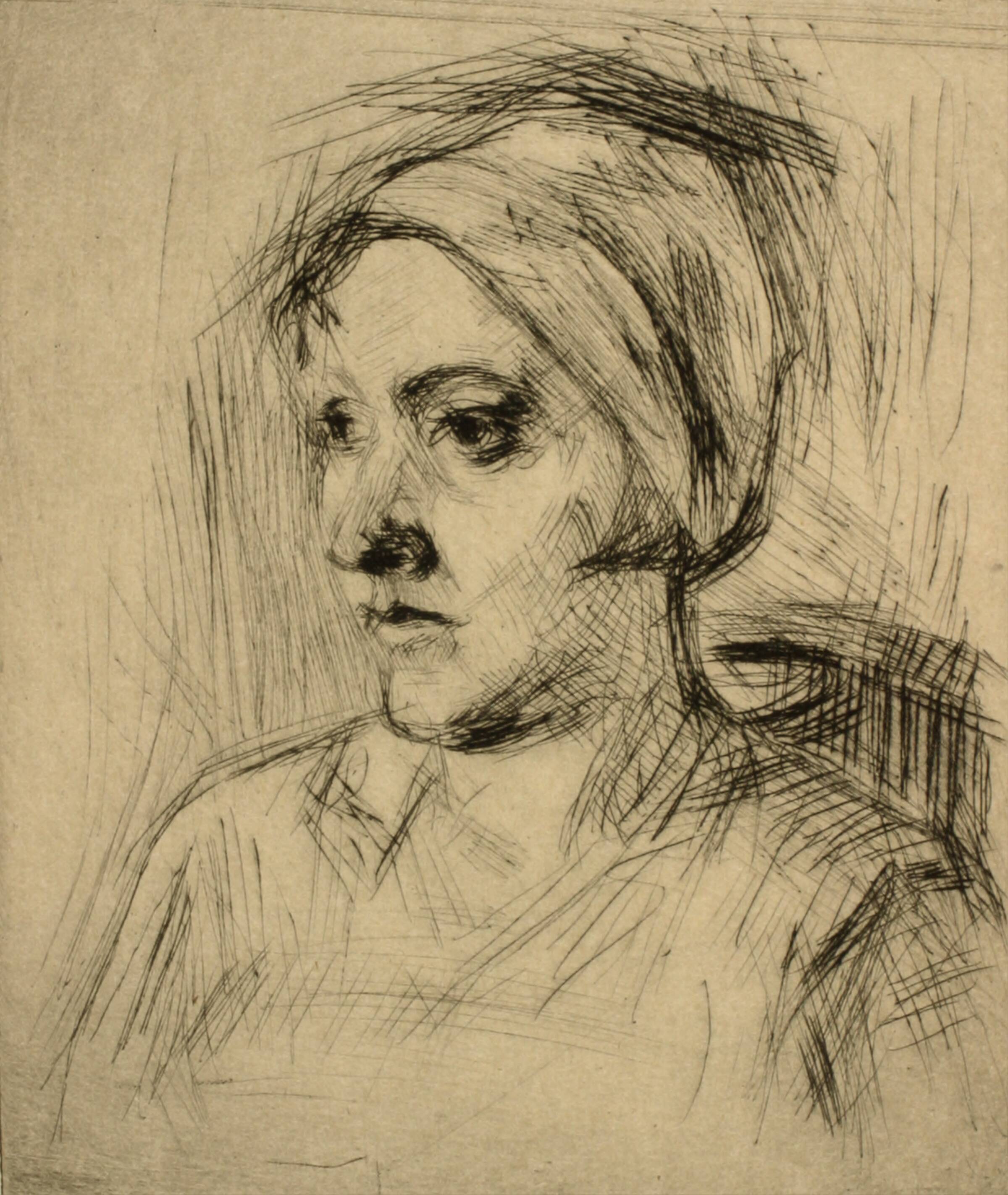 Kvindeportræt, Henry Nielsen, 1931