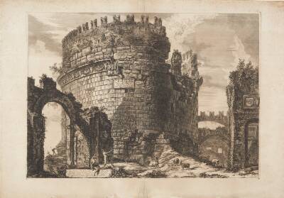 Caecilia Metella's grav på Via Appia udenfor Rom