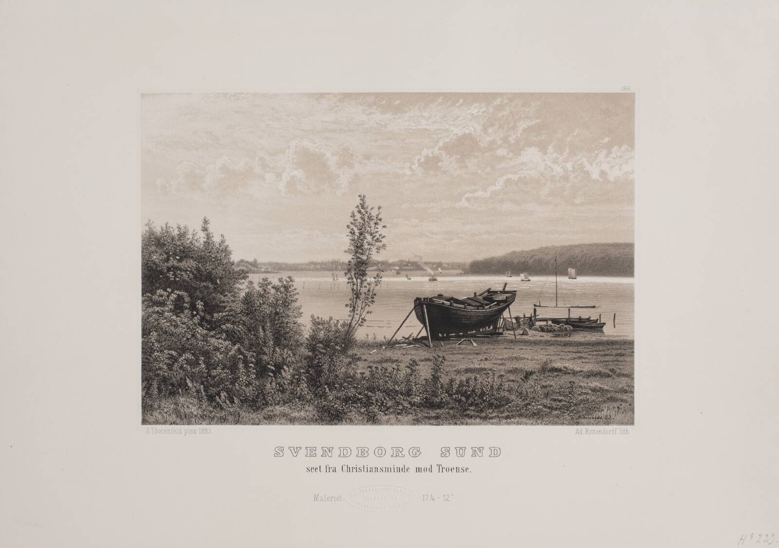 Svendborg Sund, Adolph Kittendorff, 1880-1889