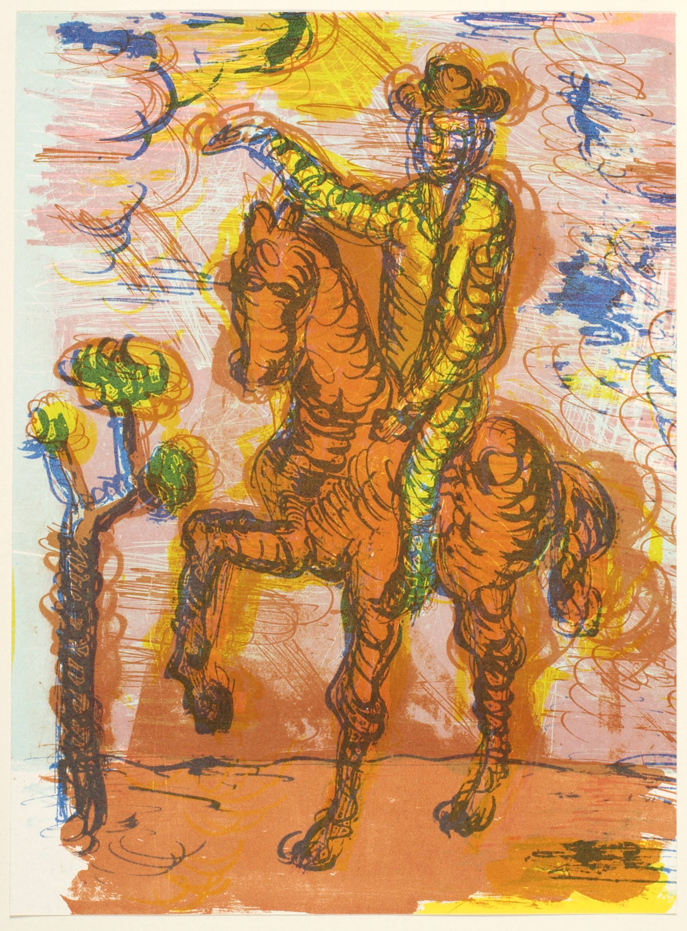 Figurgruppe i landskab, Svend Johansen, 1920