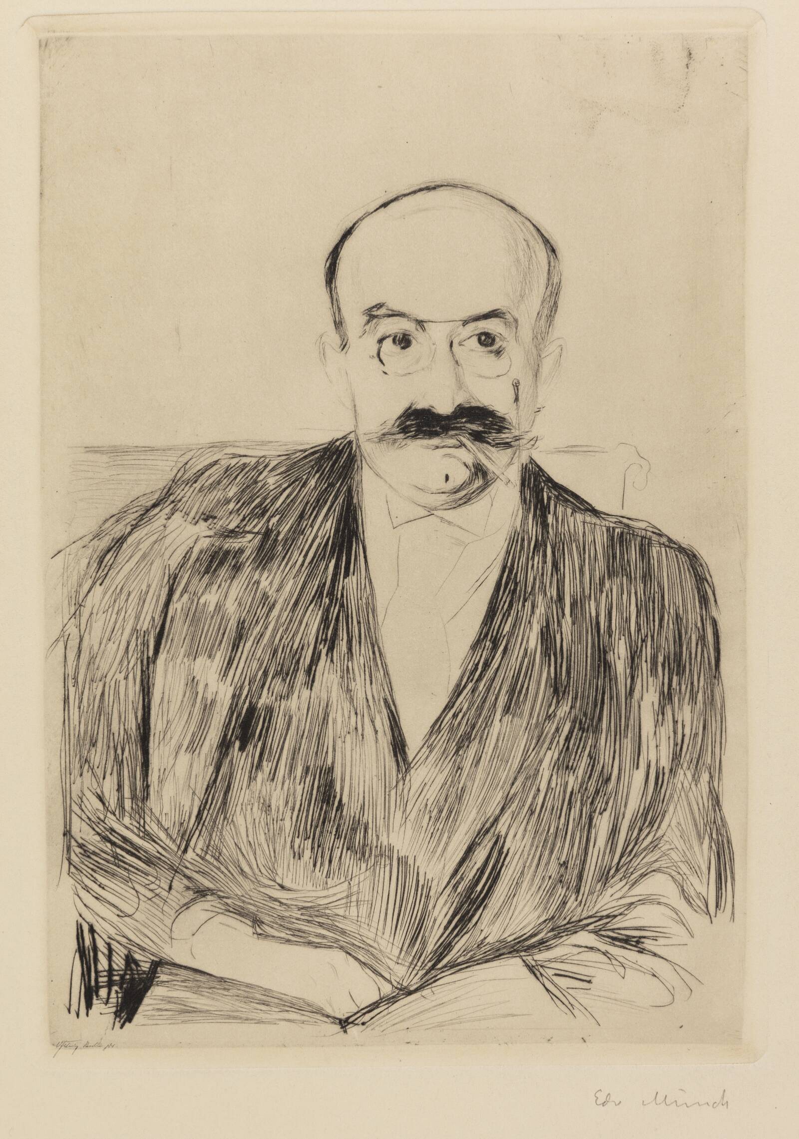 Dr. Max Asch, Edvard Munch, 1895