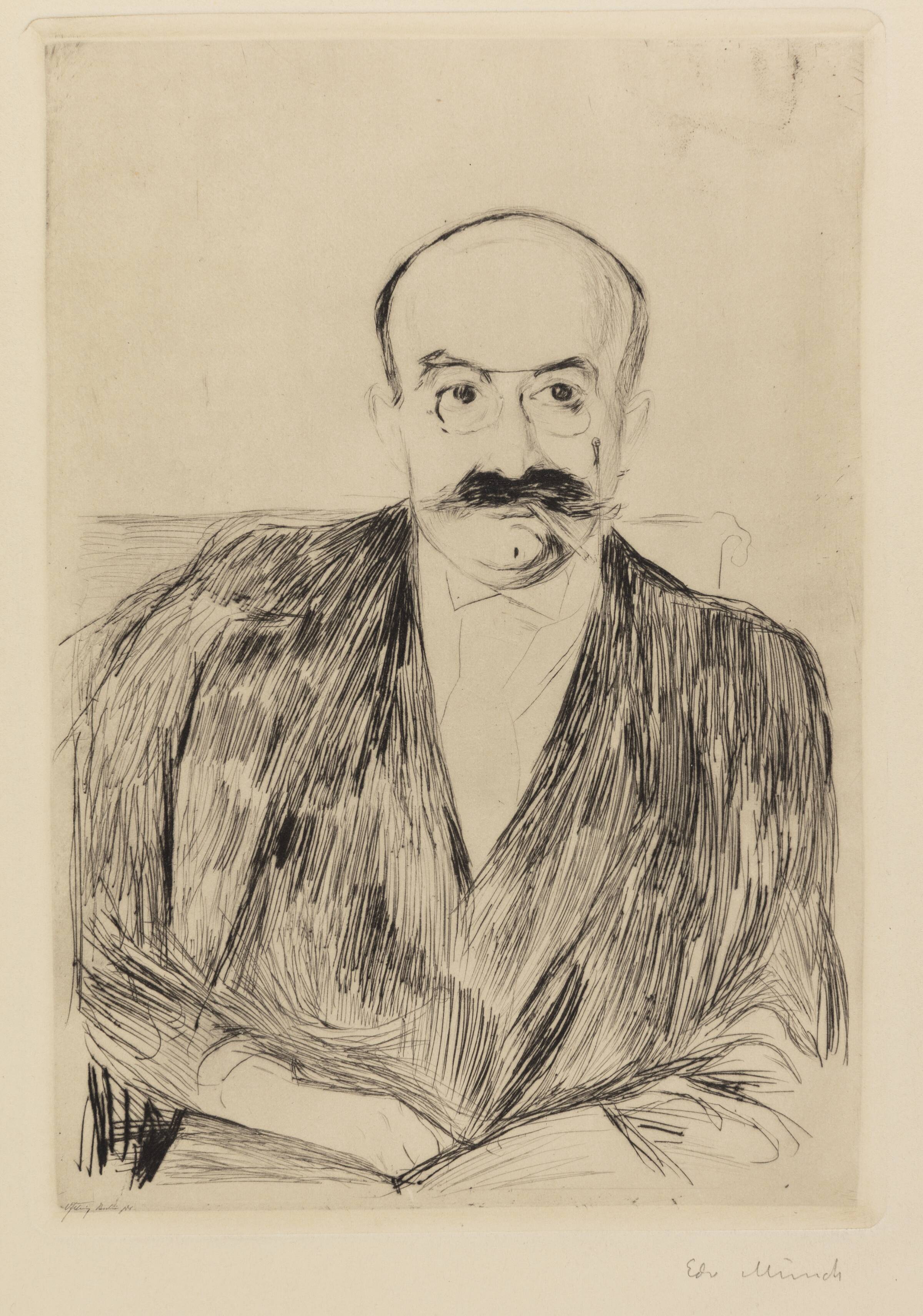 Dr. Max Asch, Edvard Munch, 1895