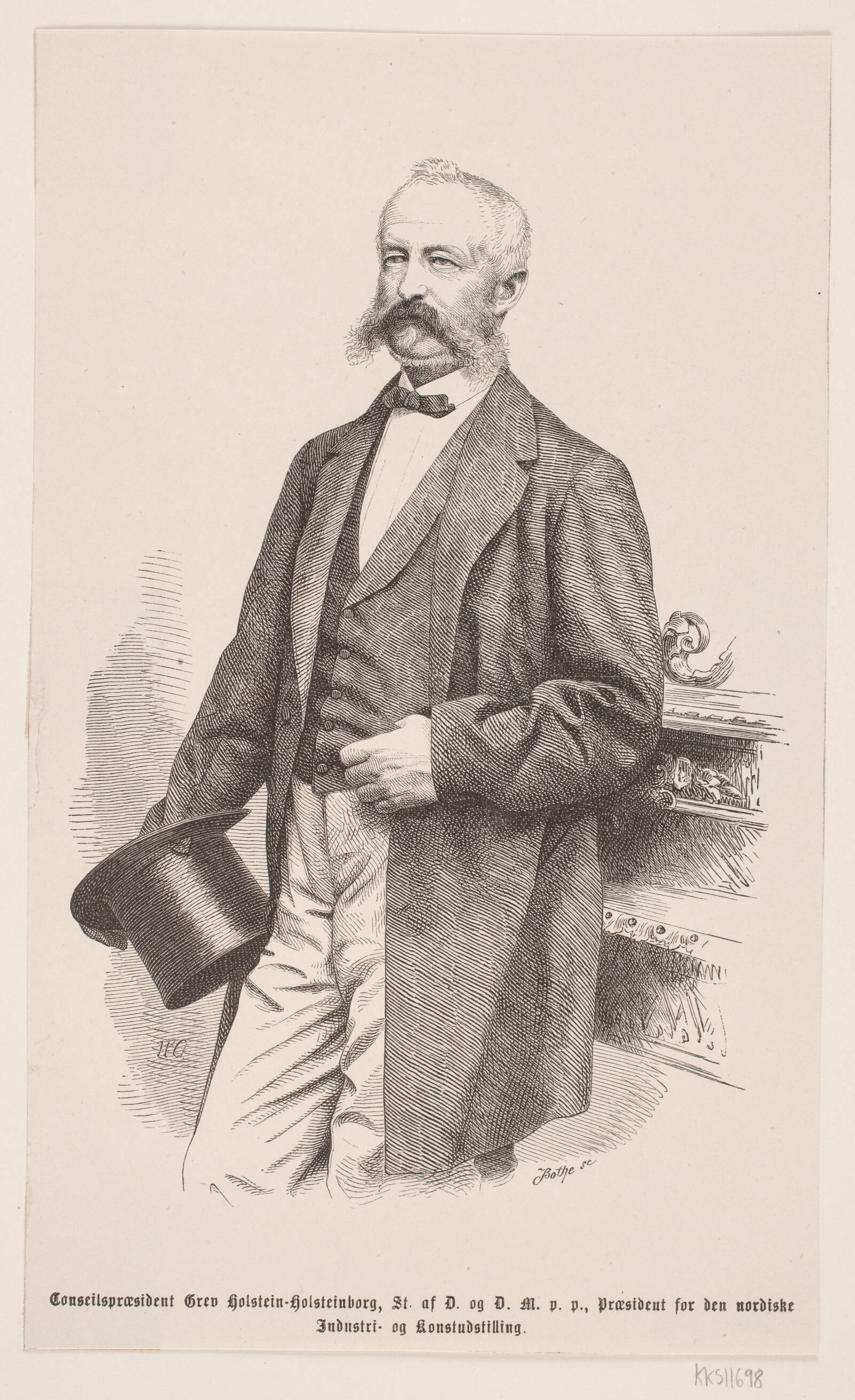 L. H. C. H. Holstein. Konseilspræsident, J. Bothe, 1872