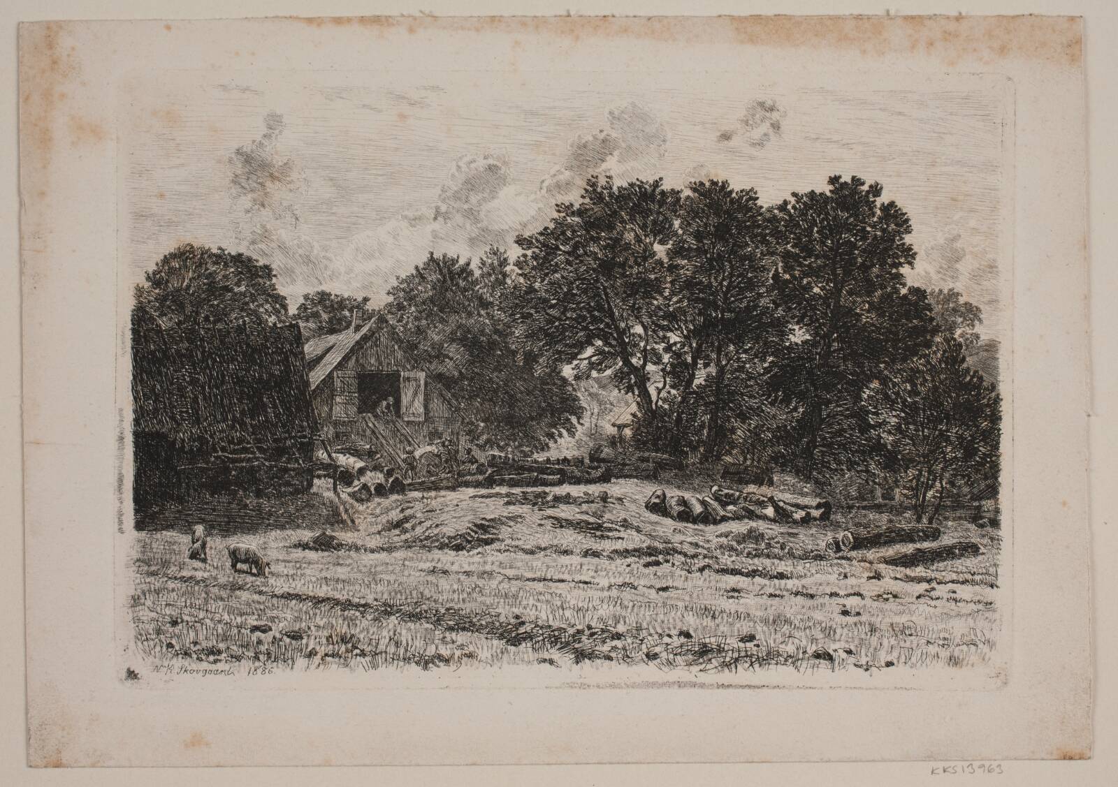 "Kvarnen", Niels Skovgaard, 1886