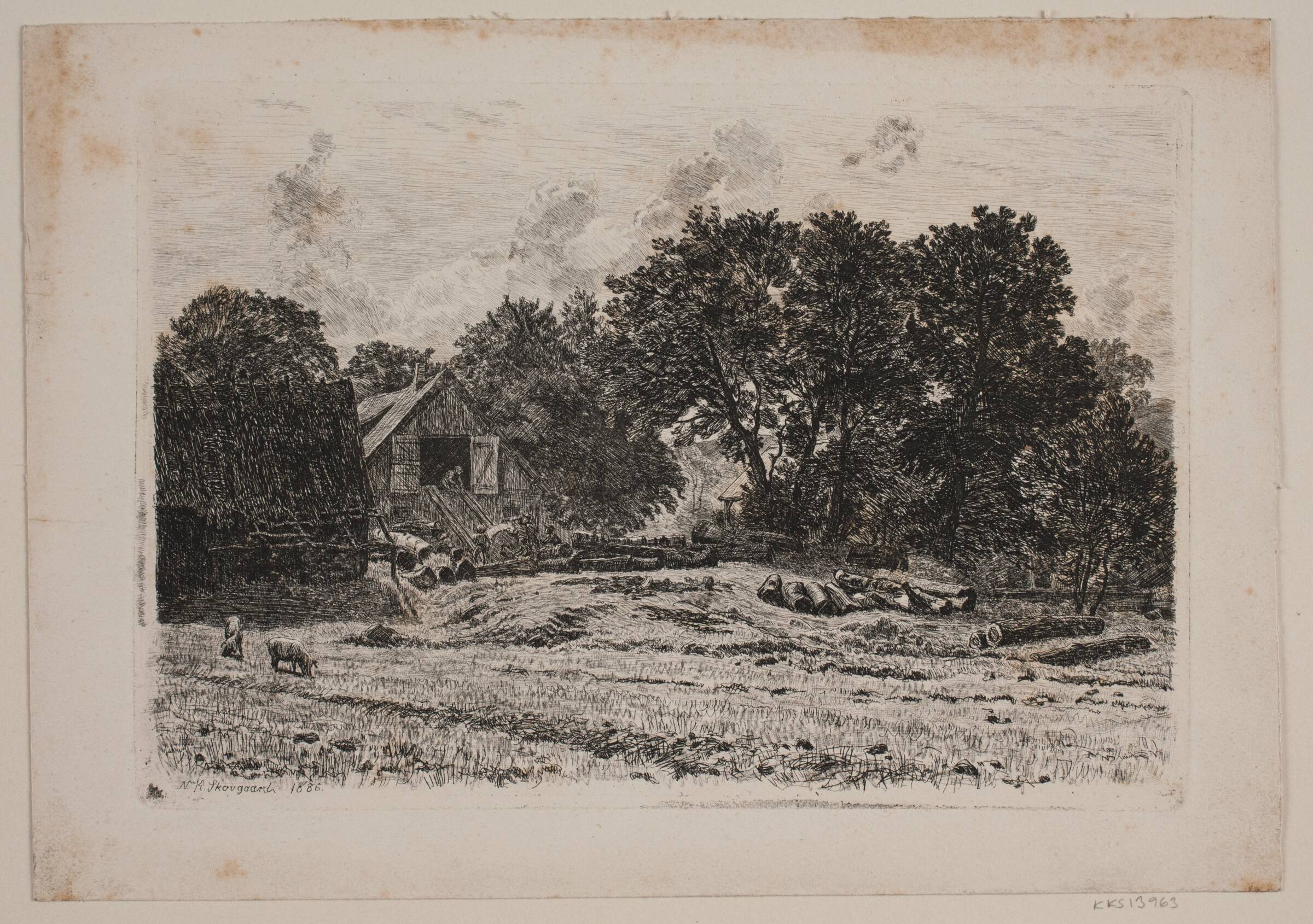 "Kvarnen", Niels Skovgaard, 1886