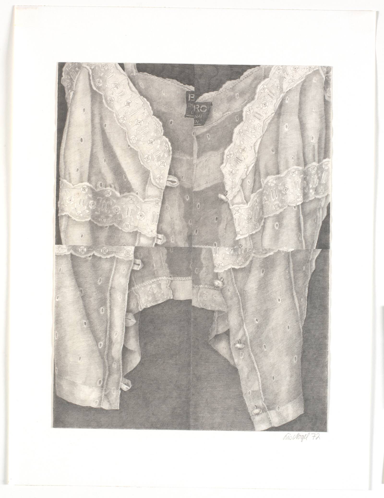 En bluse, Lis Nogel, 1972