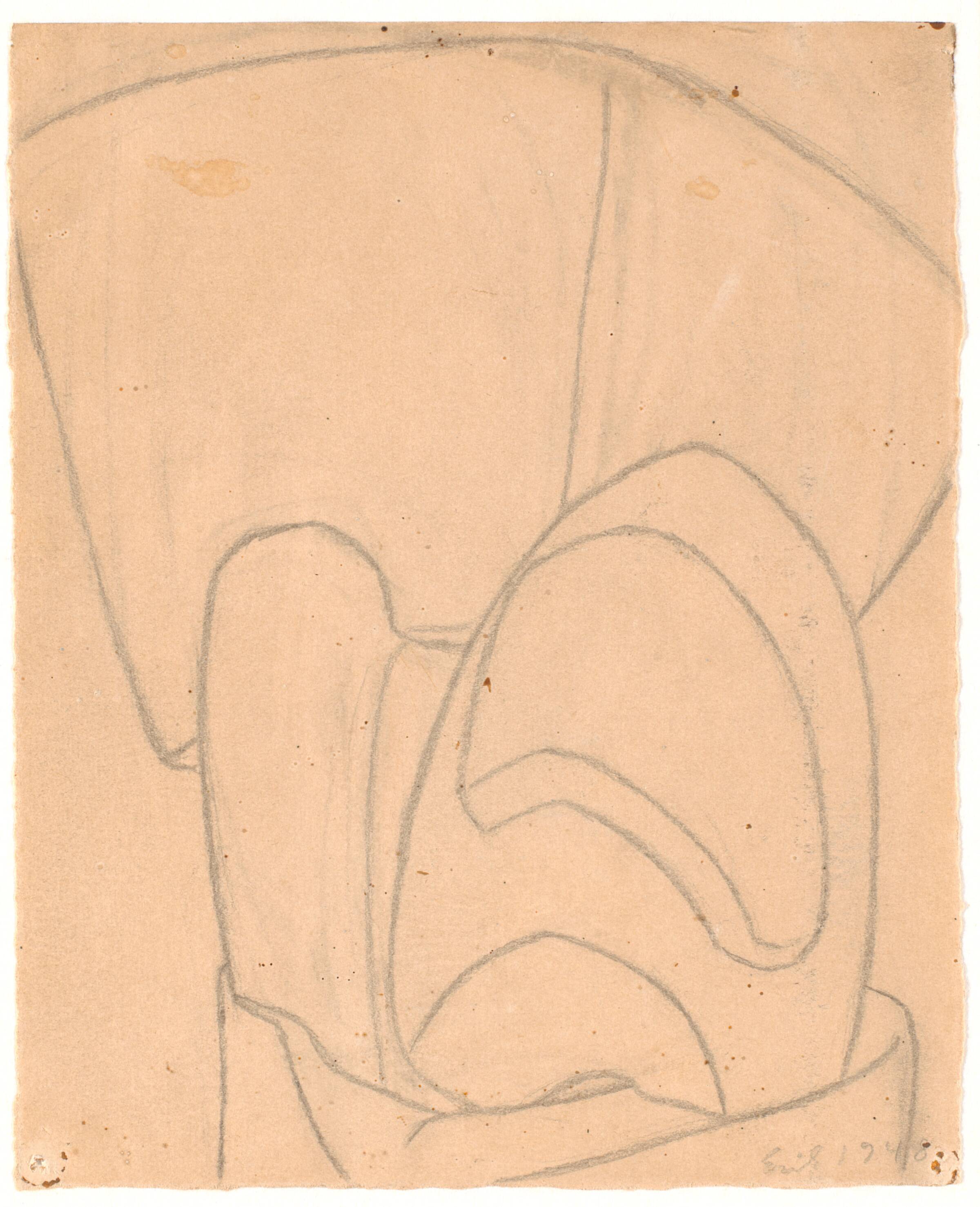 Abstrakt figur, Erik Thommesen, 1948