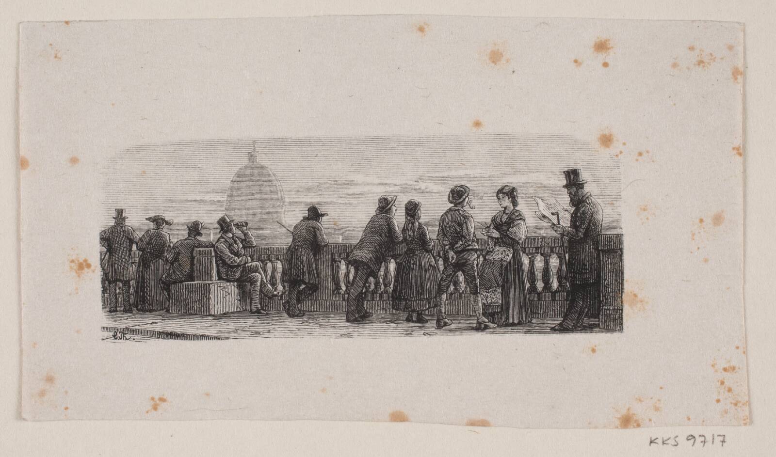 Fra Monte Pincio, Waldemar Bøhme, 1777-1877