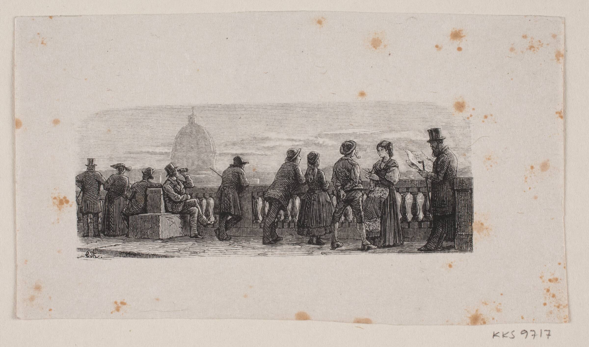 Fra Monte Pincio, Waldemar Bøhme, 1777-1877