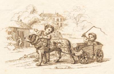 Illustration til "Halvhundrede Fabler for Børn" af Hey