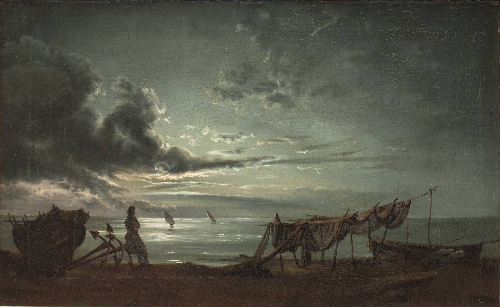 The Gulf of Naples. Moonlight, by J.C. Dahl, 1820-1821