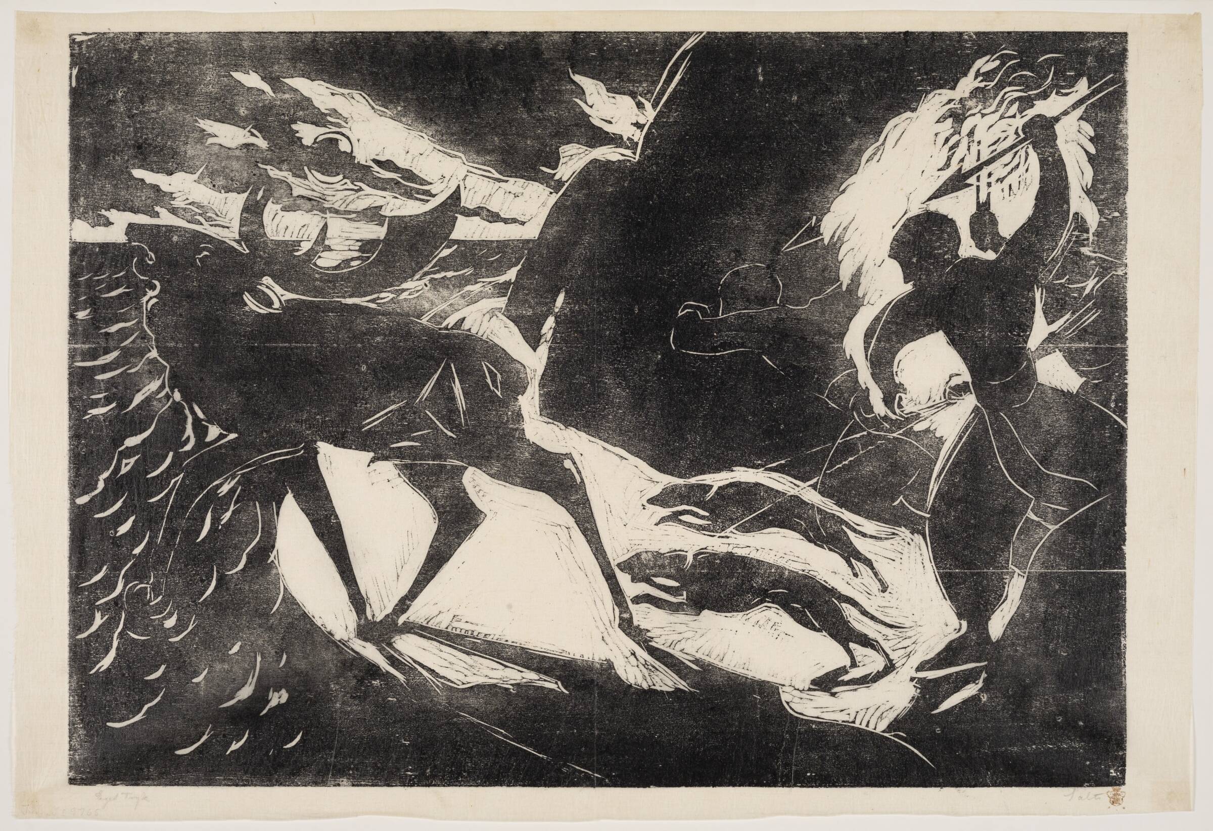 "Hjortejagt", Axel Salto, 1913-1917