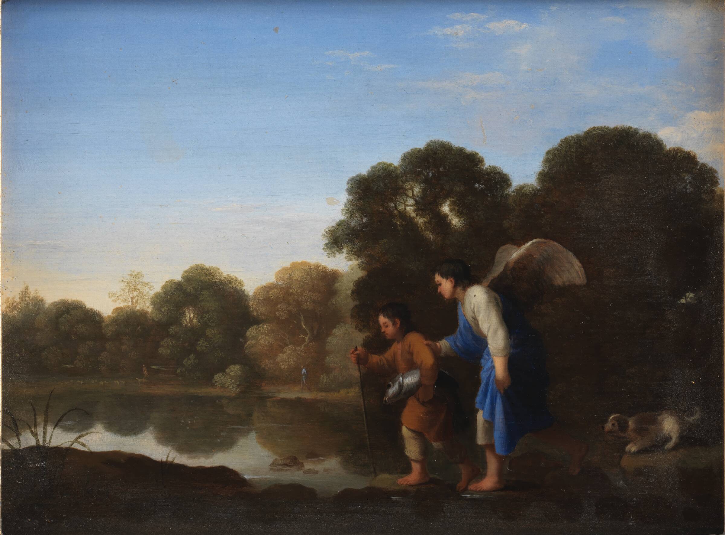 Den unge Tobias og englen, Toussaint Gelton, 1645-1680