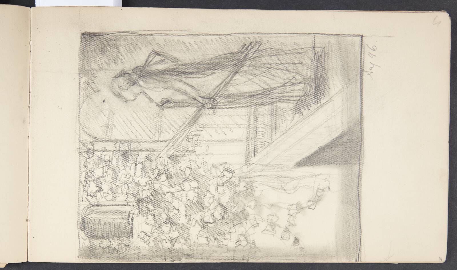 Kvinde på en trappe, Agnes Slott-Møller, 1896