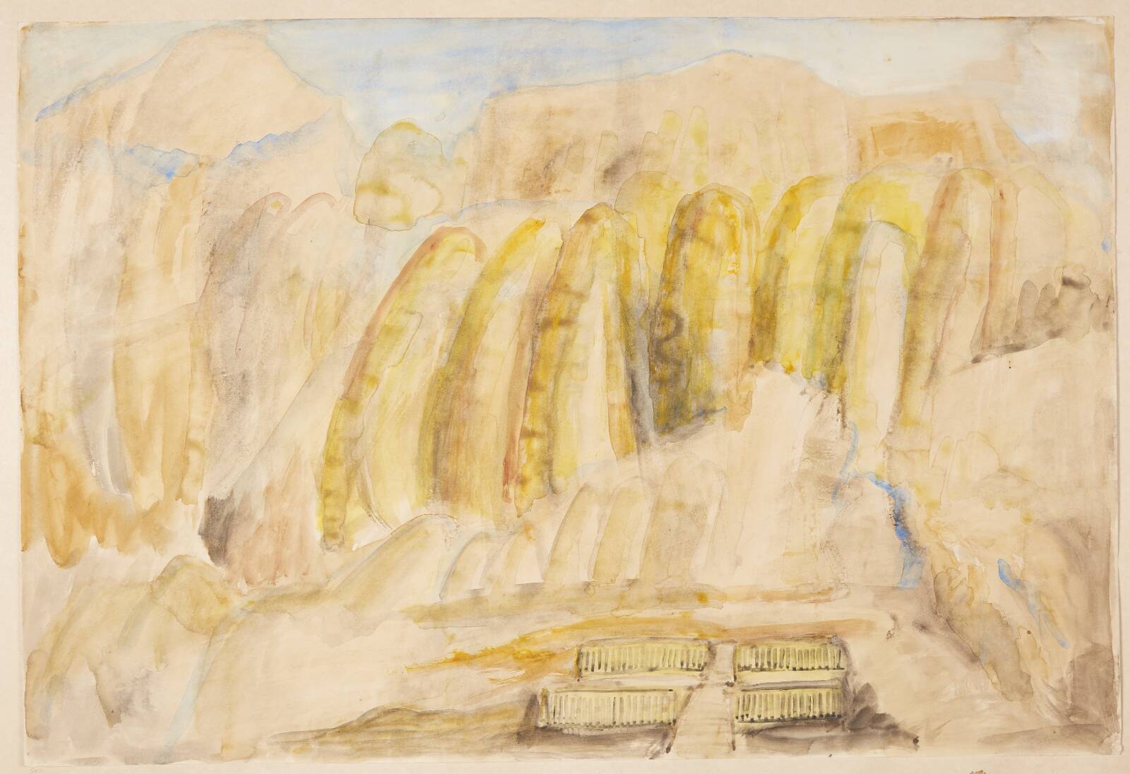 Dronning Hatshepsuts tempel, Olivia Holm-Møller, 1875-1970