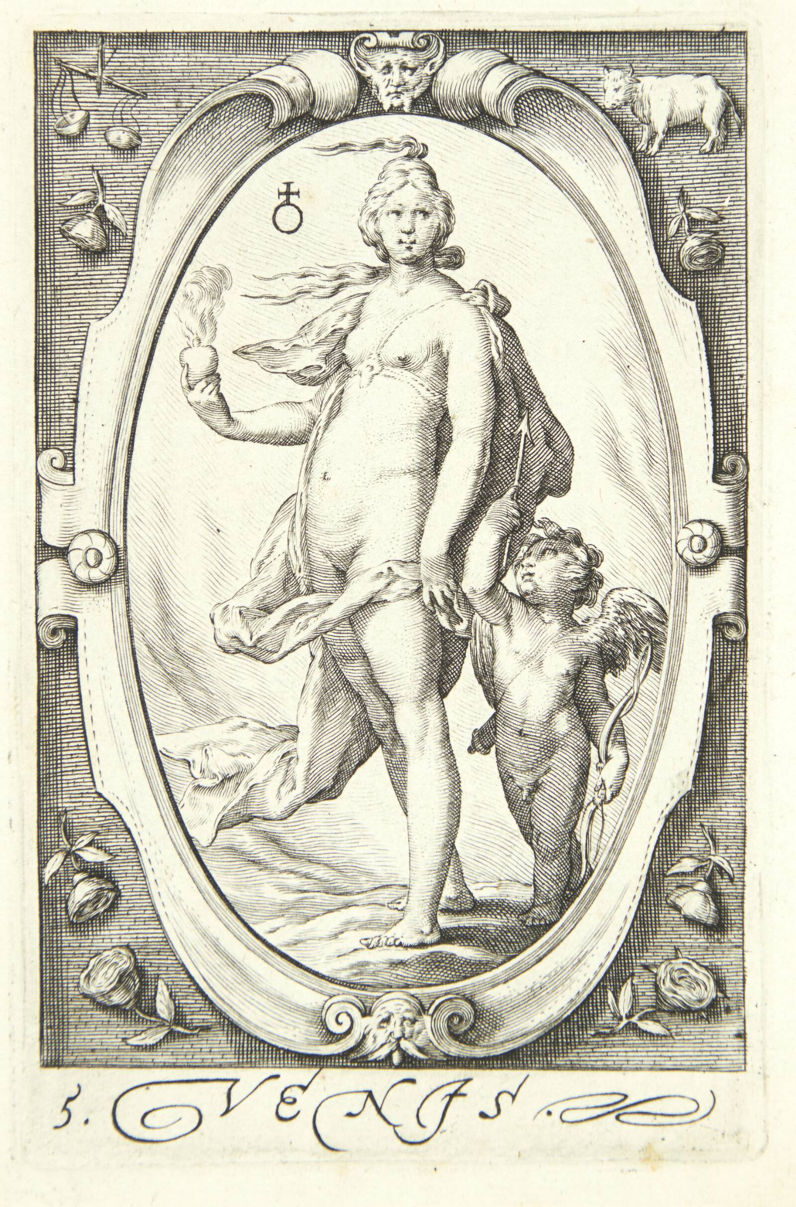 Venus, Jacob Matham, 1597