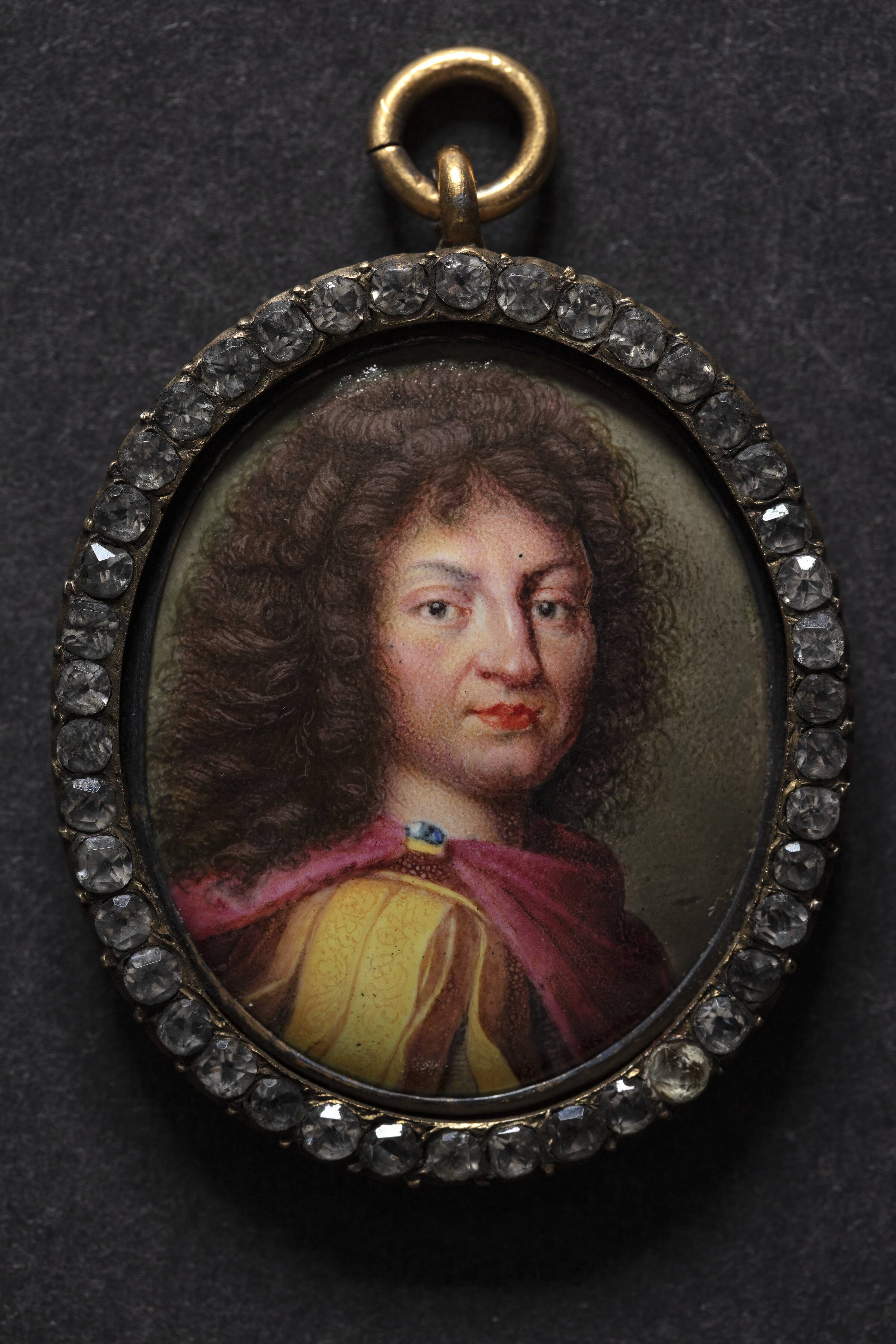 Portræt af en mand i romersk dragt, Неизвестный художник, 1698-1702