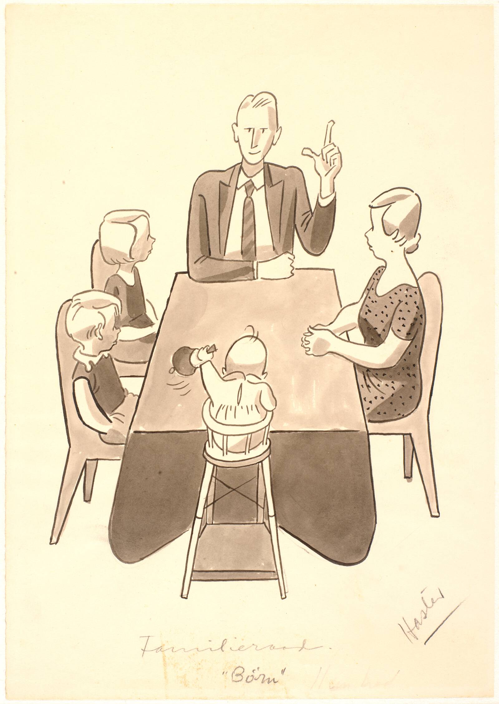 Familieraad, Arne Ungermann, 1902-1981