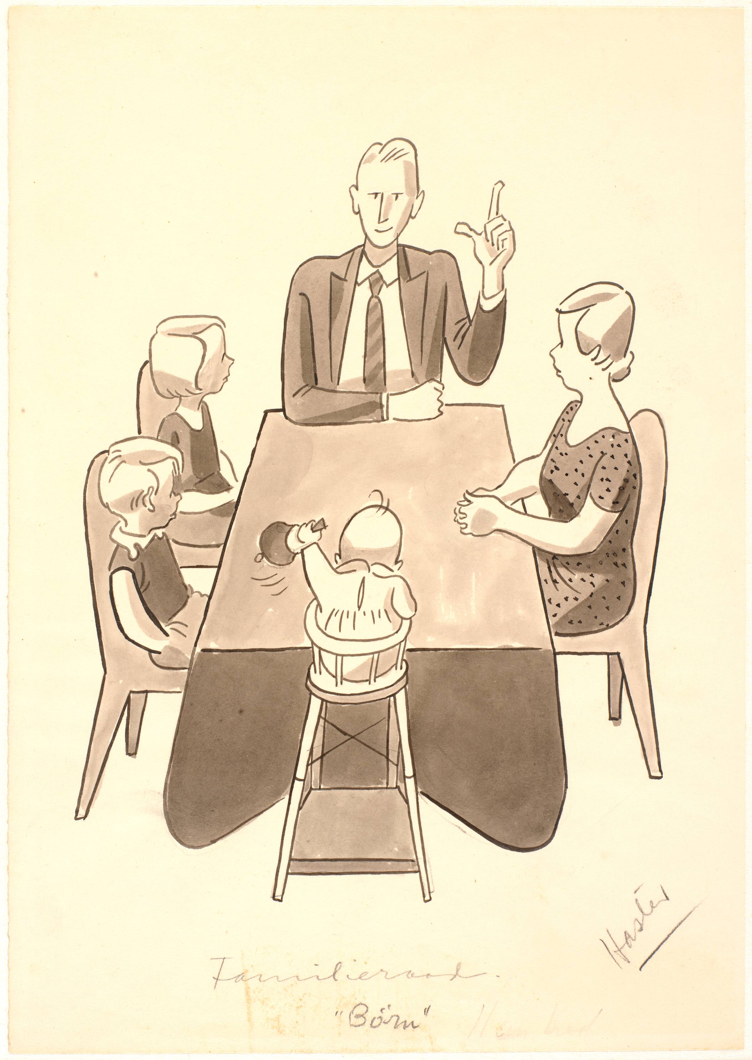 Familieraad, Arne Ungermann, 1902-1981