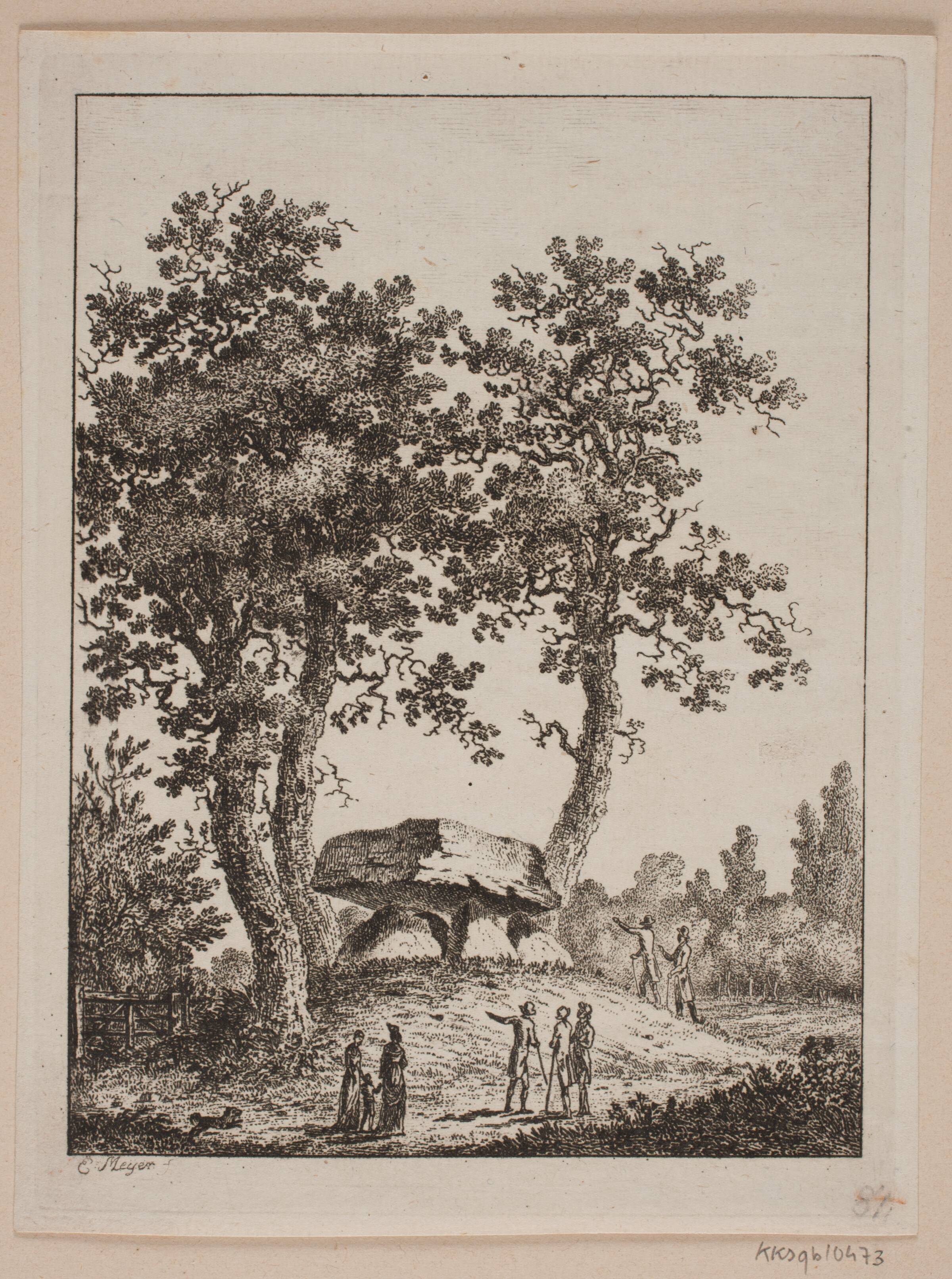 Steensætningen i Frederiksberg Have, Elias Meyer, 1763-1809