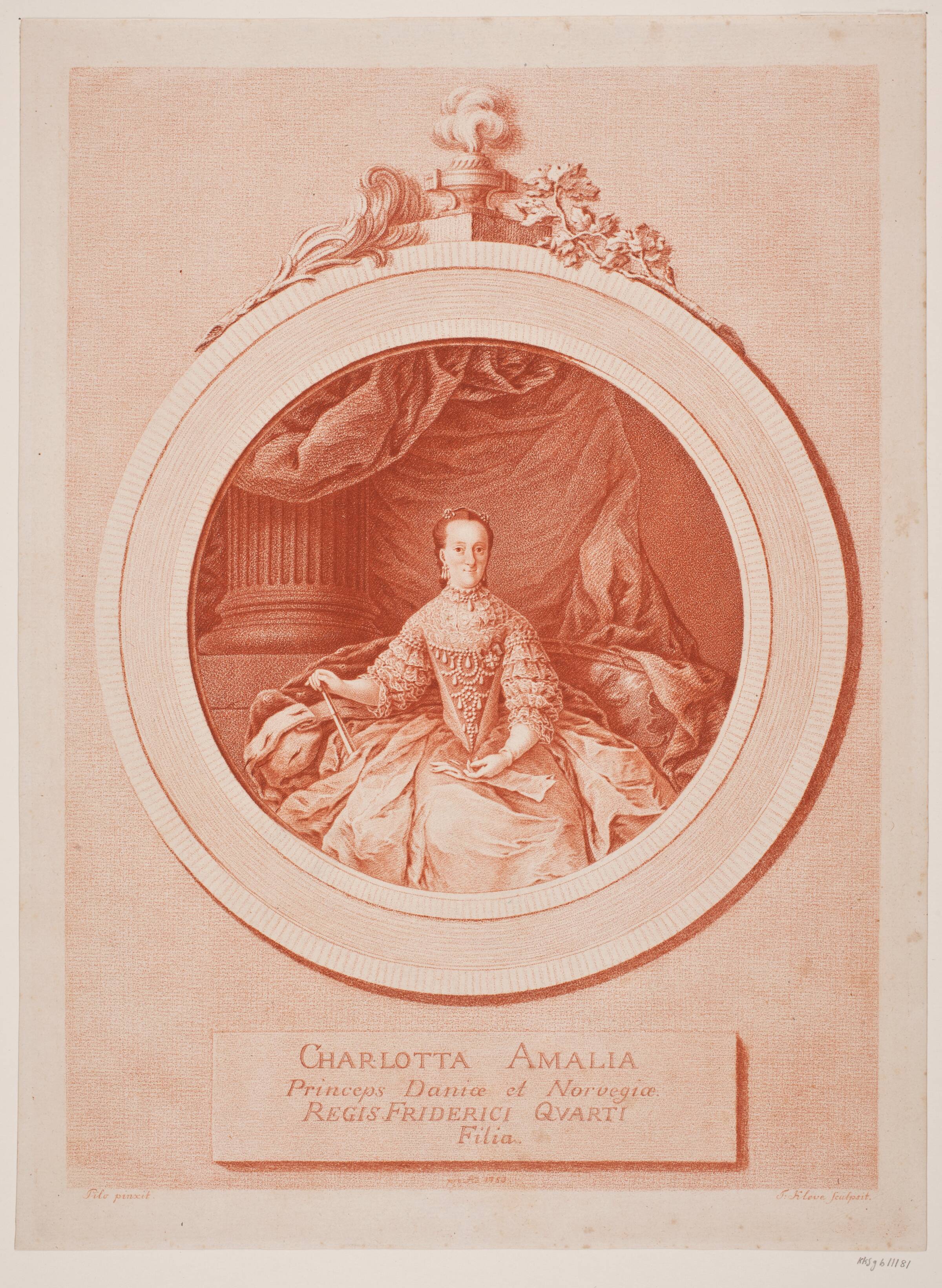 Prinsesse Charlotte Amalie, Terkel Kleve, 1780