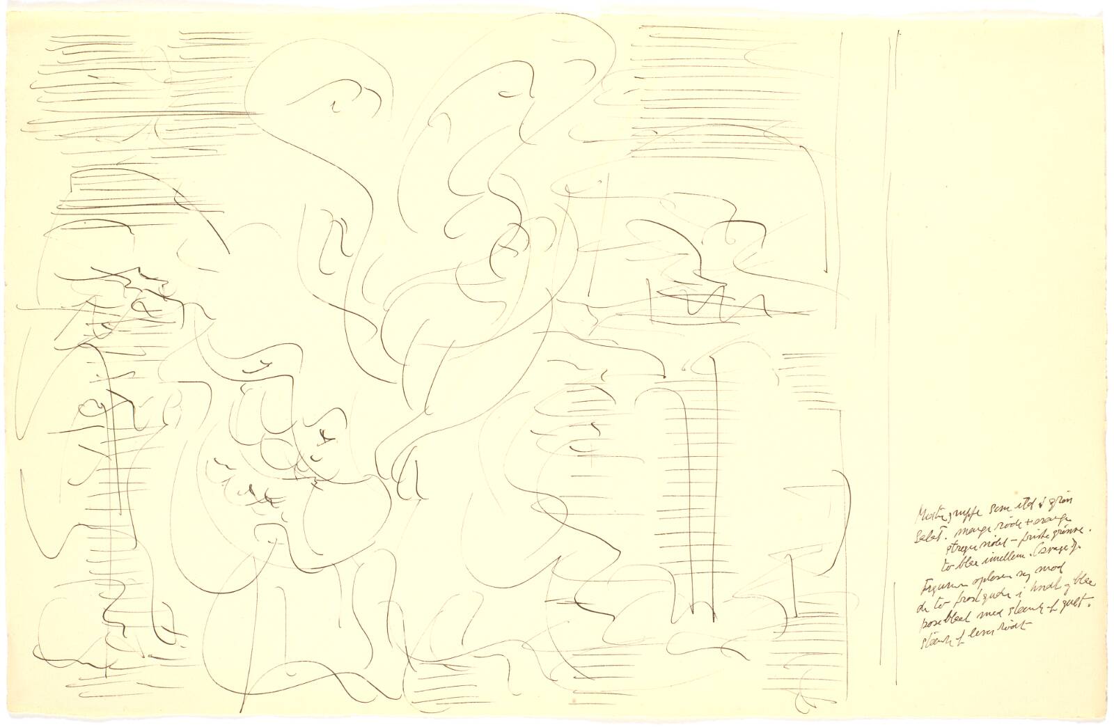 Figurgruppe, Richard Mortensen, 1944-1946