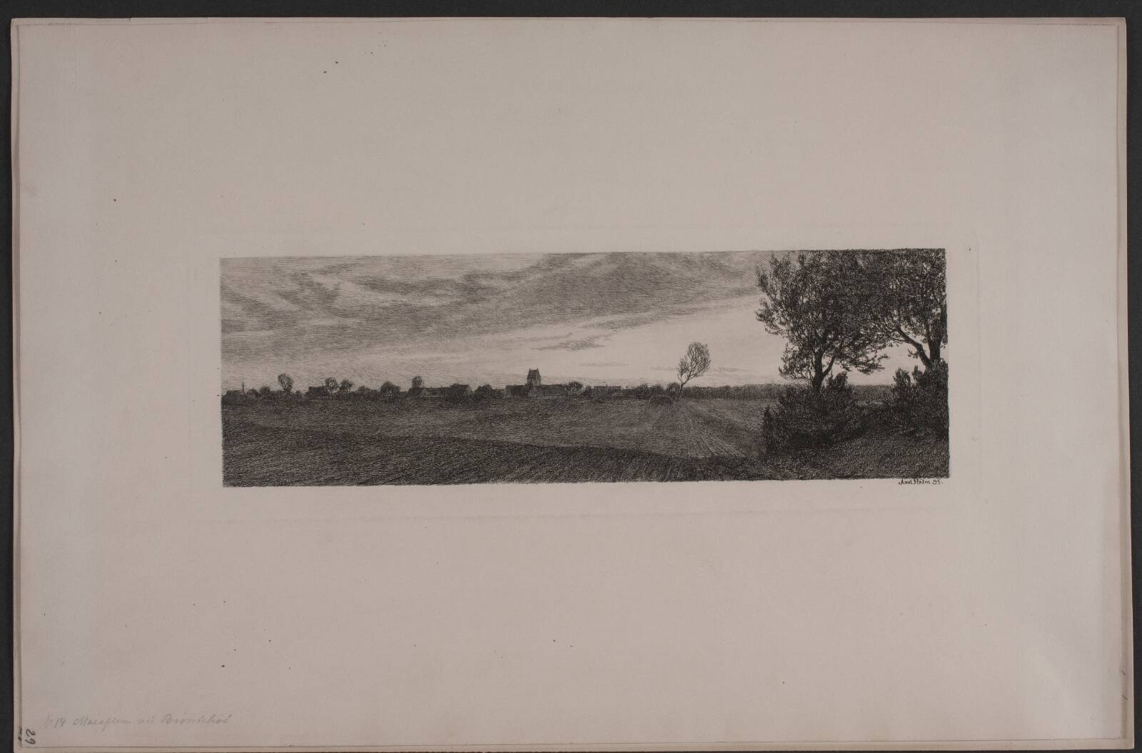 Majaften ved Brønshøj, Axel Holm, 1895