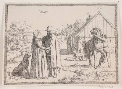 Illustration til Adam Oehlenschlägers digt "De to kirketårne"