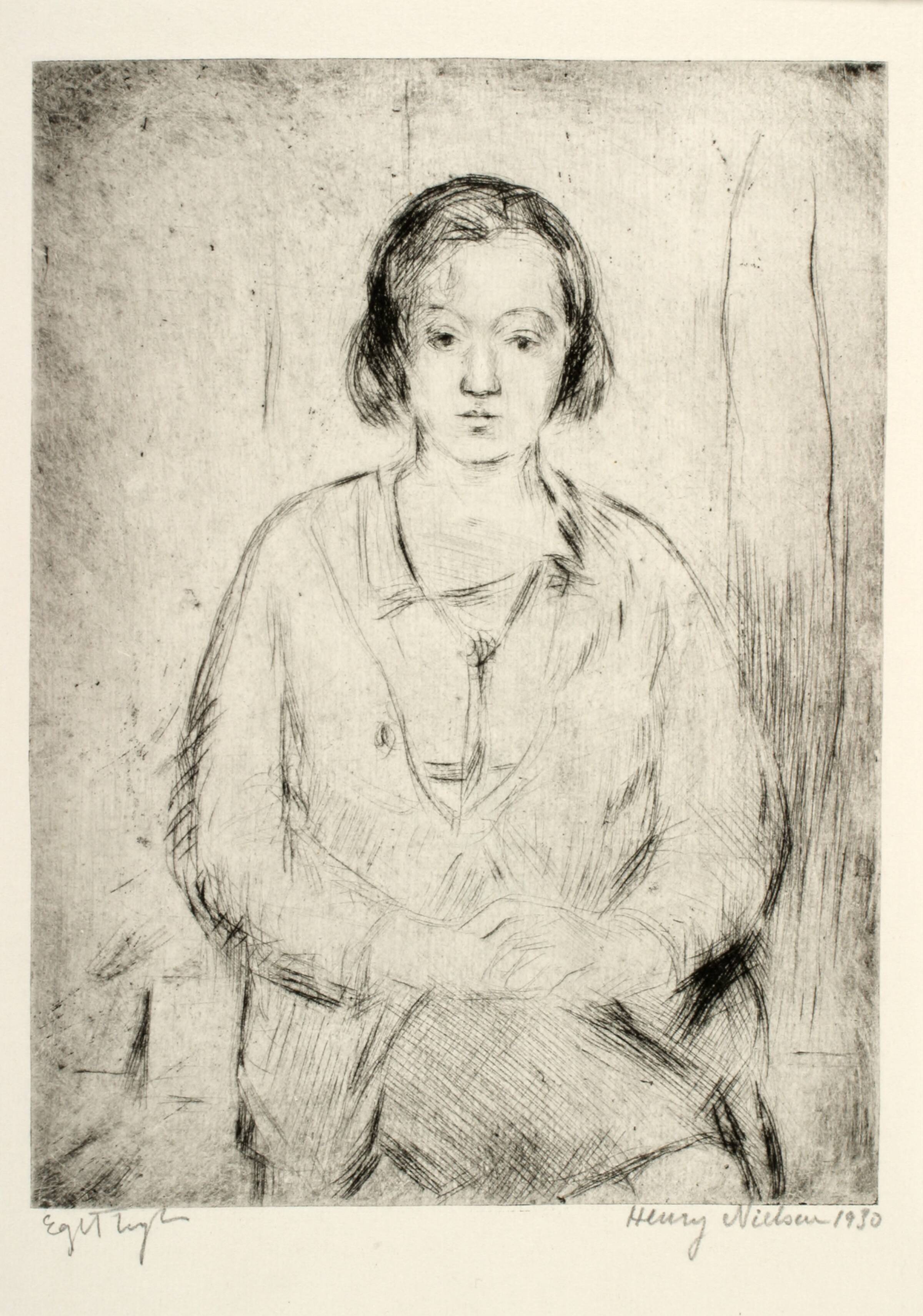 Kunstenerens søster, Henry Nielsen, 1930