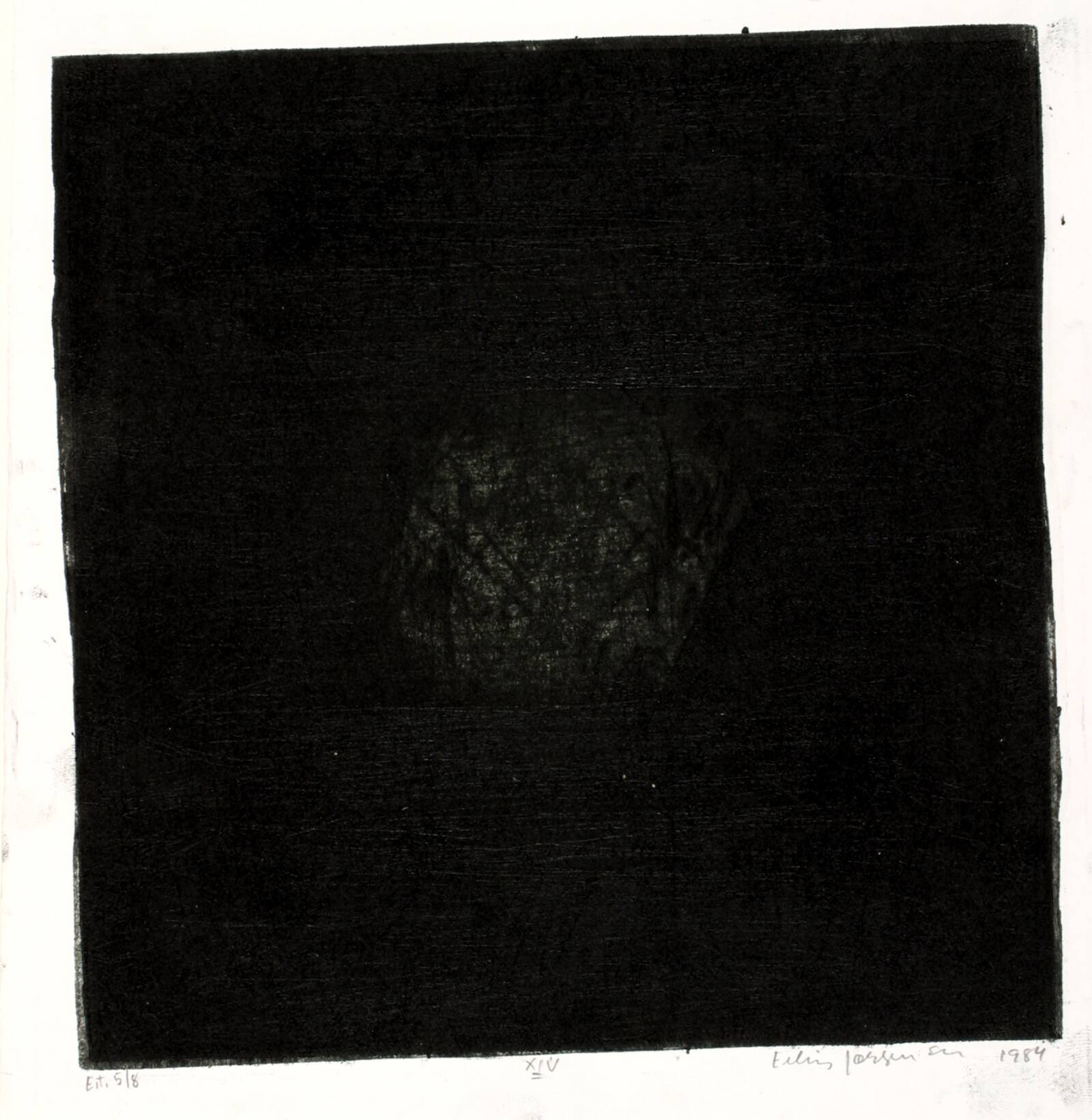 Dagbogsblad XIV, Erling Jørgensen, 1984