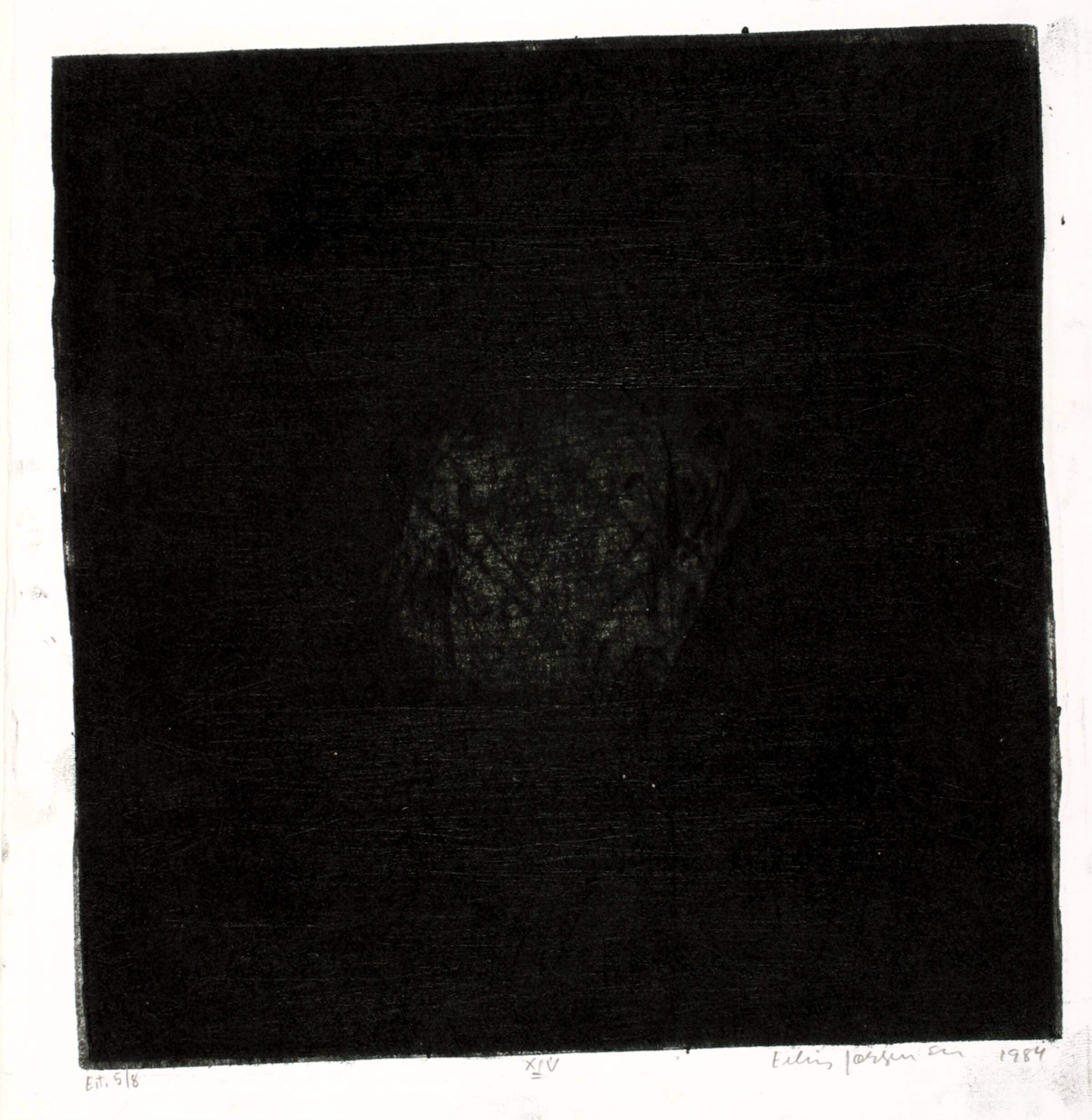 Dagbogsblad XIV, Erling Jørgensen, 1984