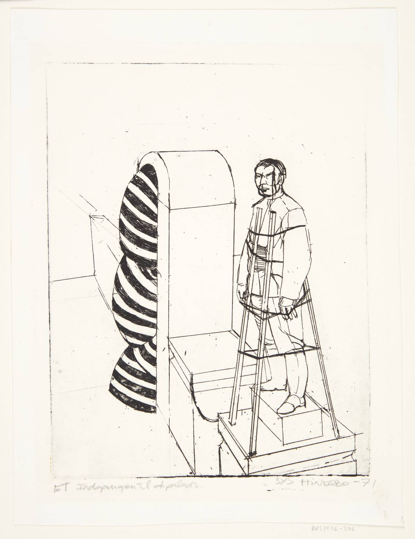 "Indgangen til et palads", Sys Hindsbo, 1971