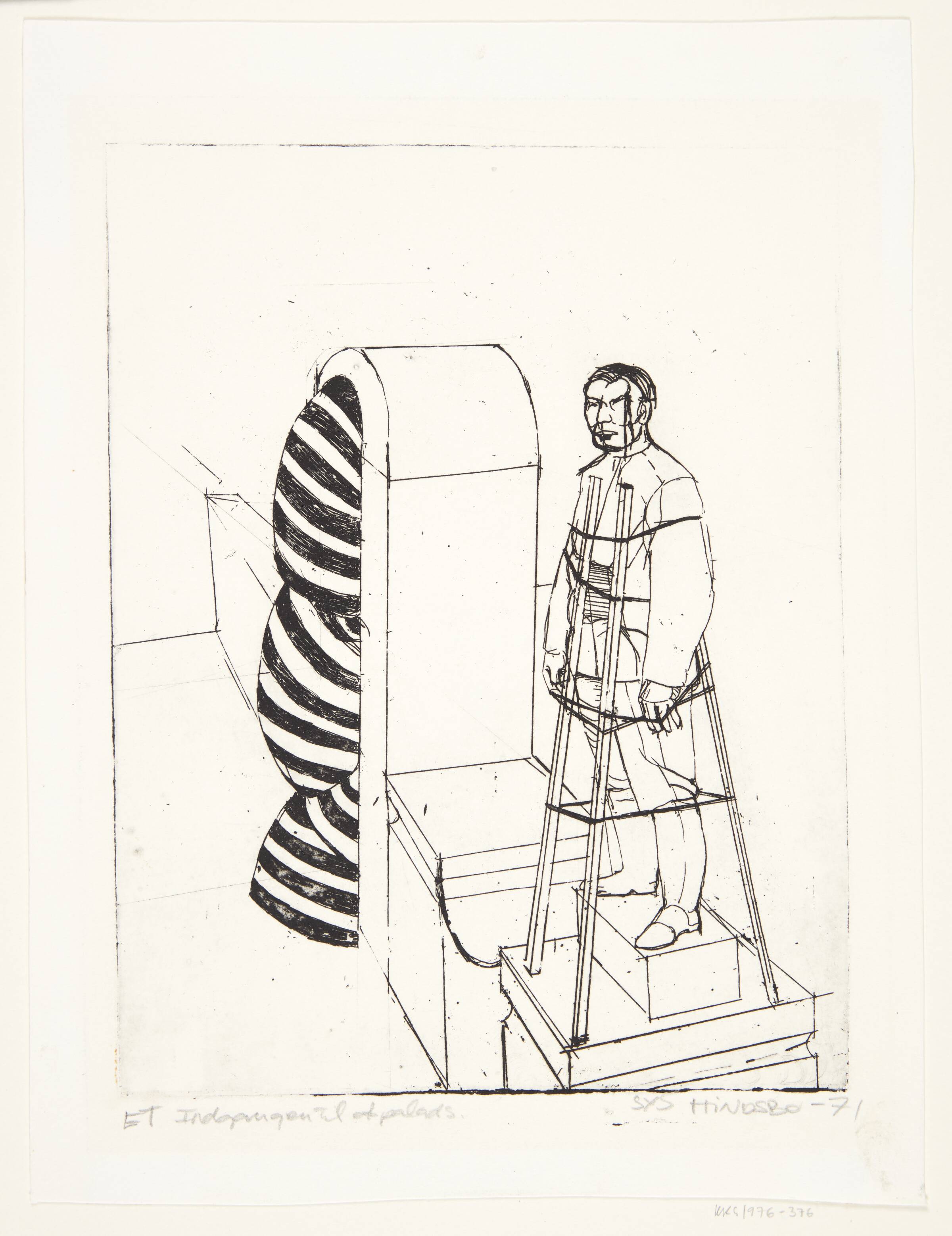 "Indgangen til et palads", Sys Hindsbo, 1971