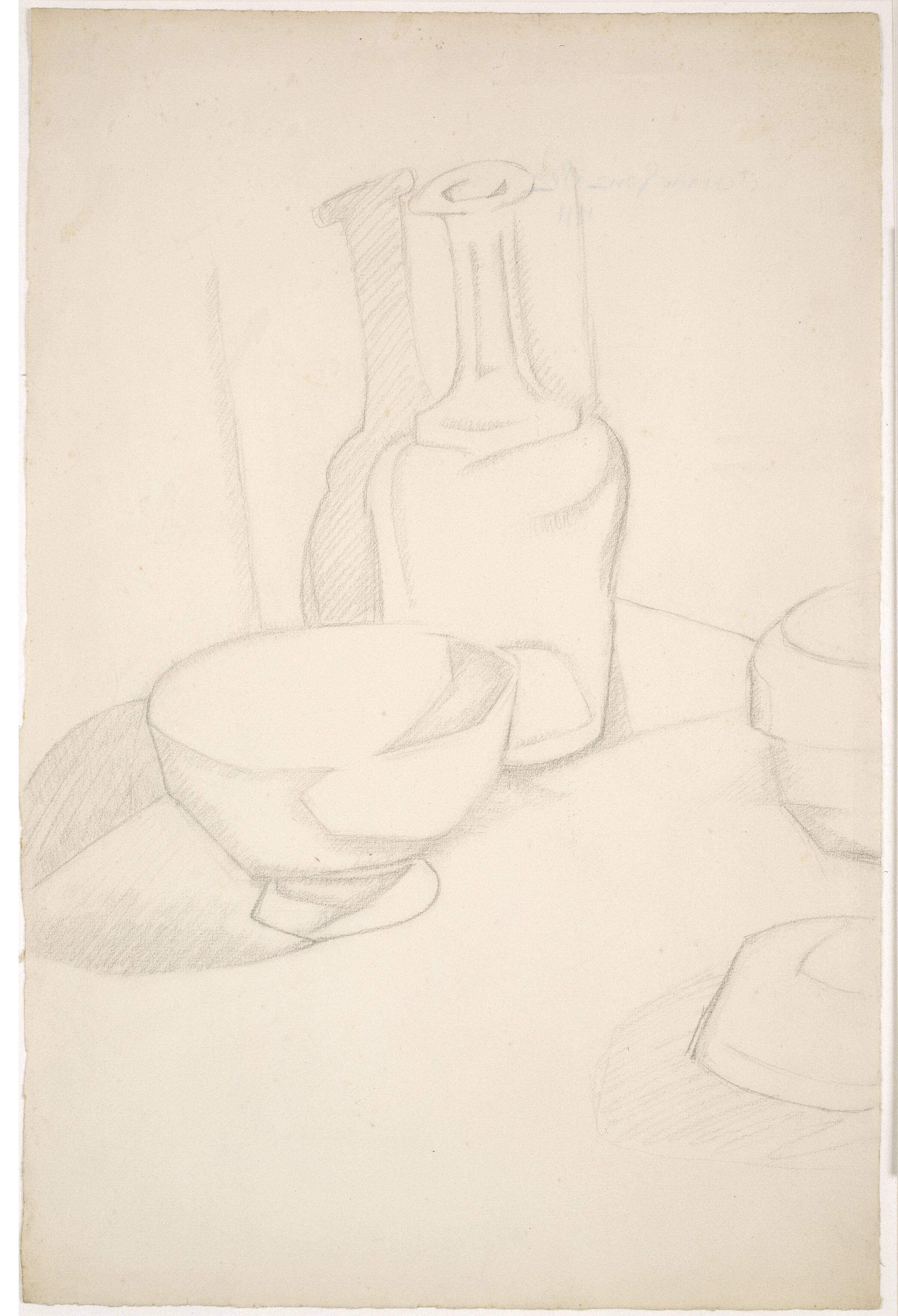 Skål og karaffel, Juan Gris, 1911