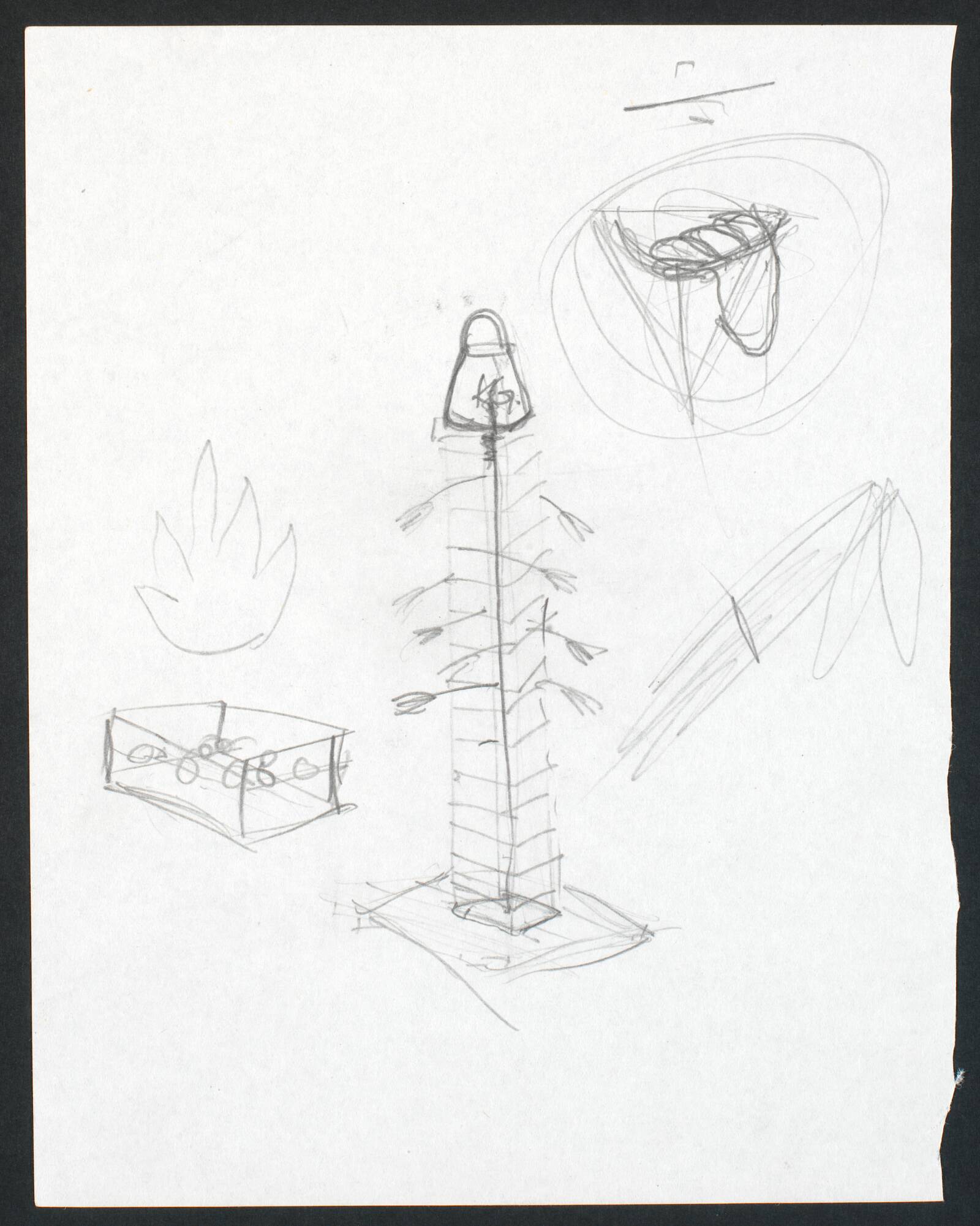 Tegning, Lone Høyer Hansen, 1986