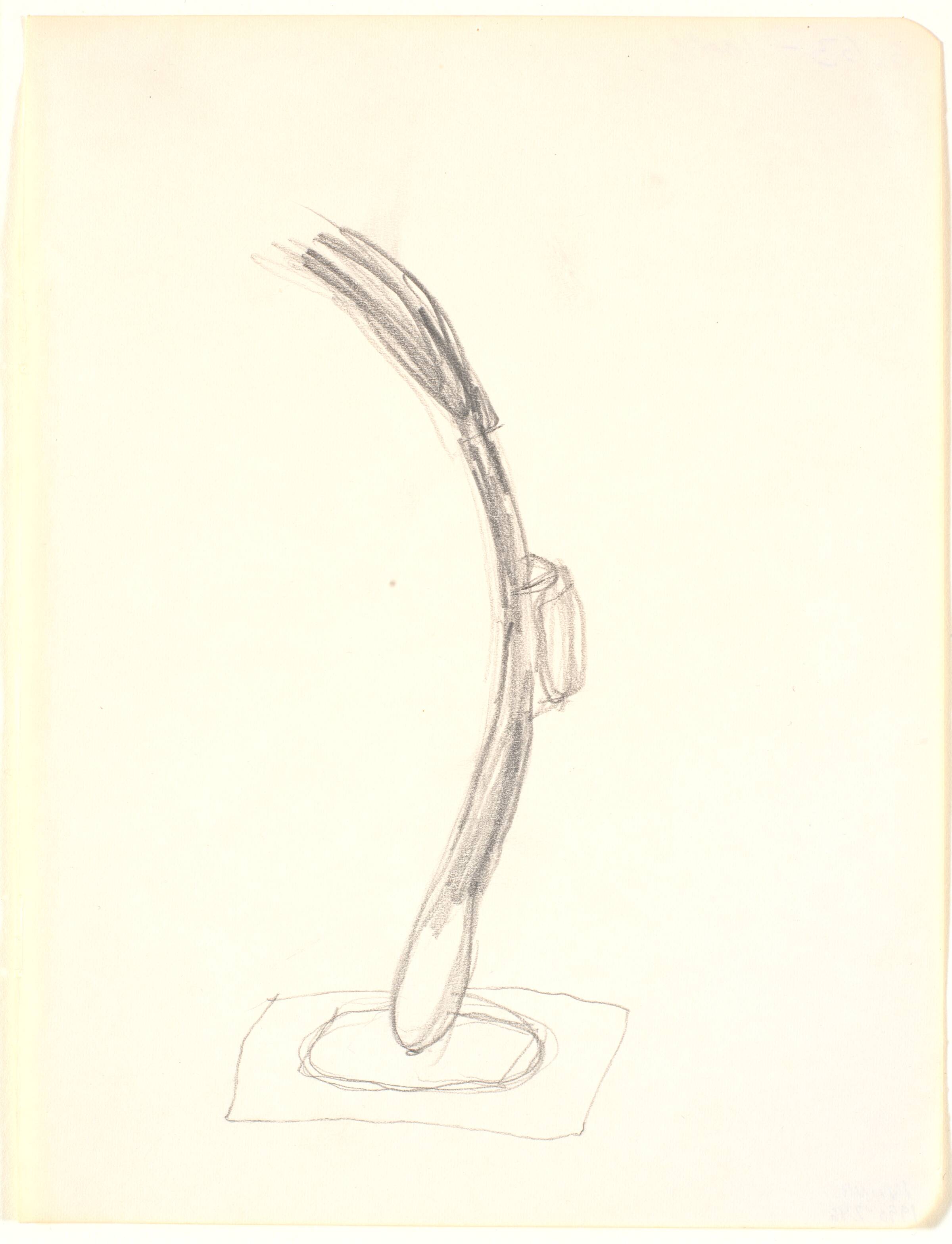 Skitse til skulptur: Uransagelig, Lone Høyer Hansen, 1987-1990