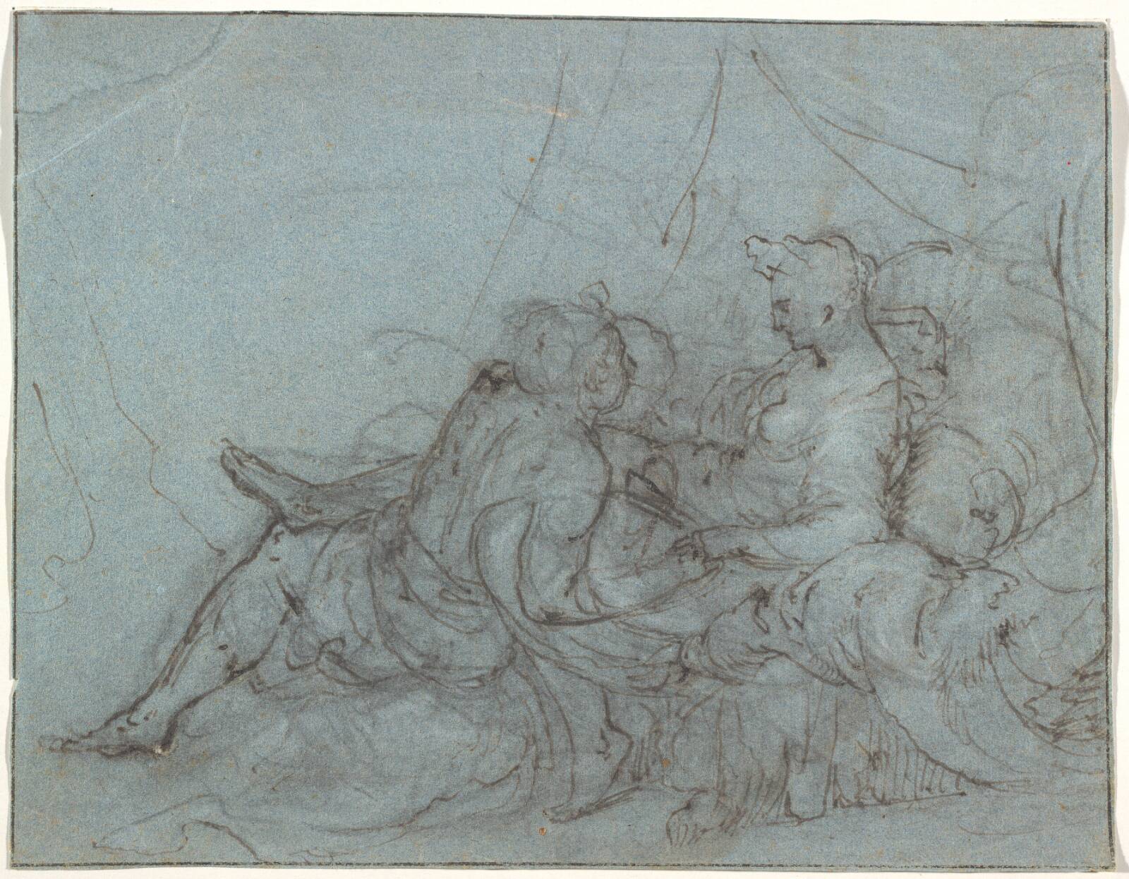 Elskende par, Hendrick Goltzius, 1604-1607