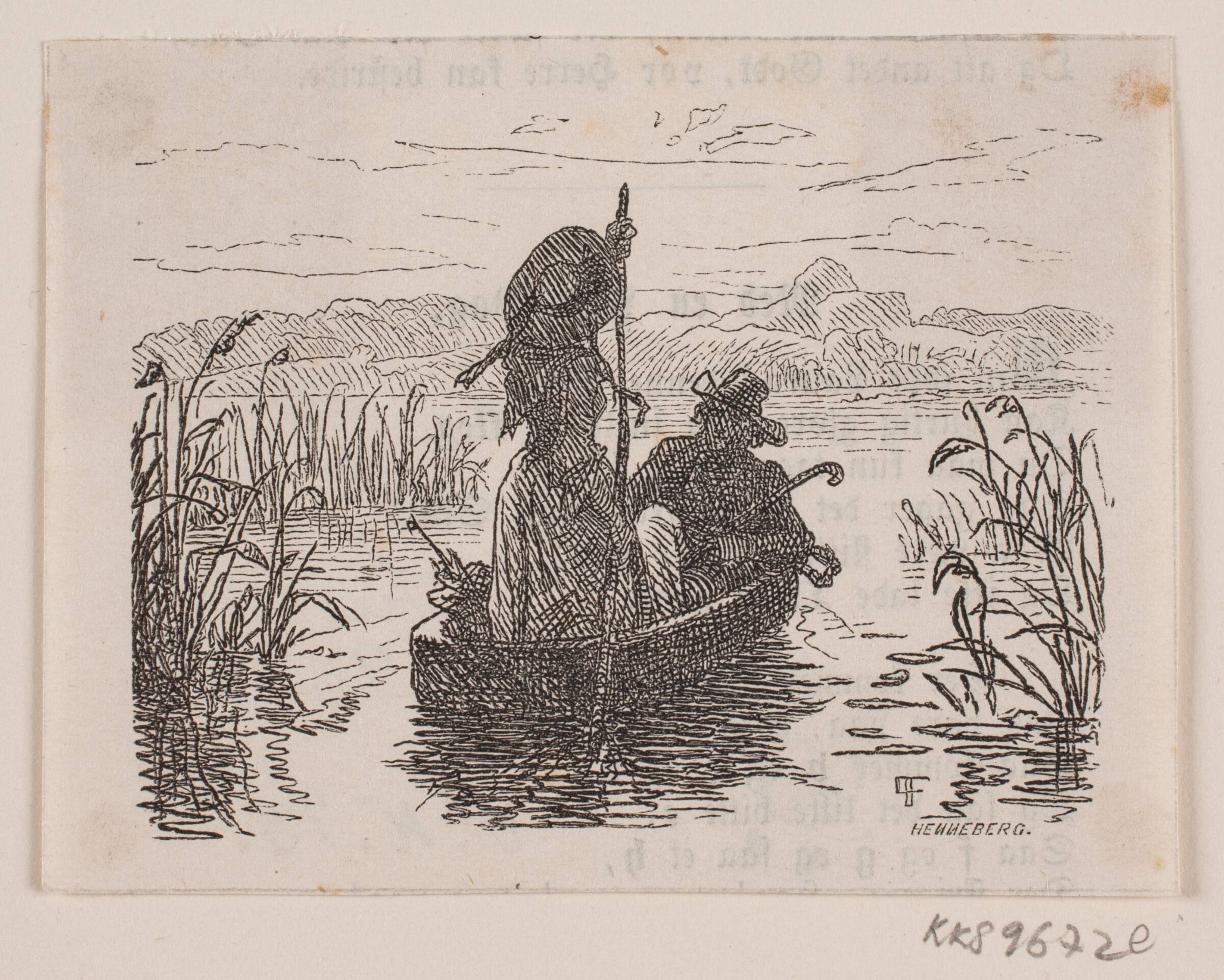 "Ringen på Hastrup" af T. A. Becker, H.C. Henneberg, 1856