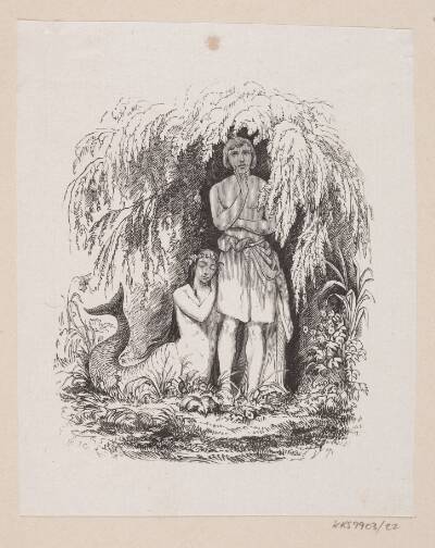 Illustration til "Den lille Havfrue" i H.C. Andersen, "Eventyr og Historier", Bind 1