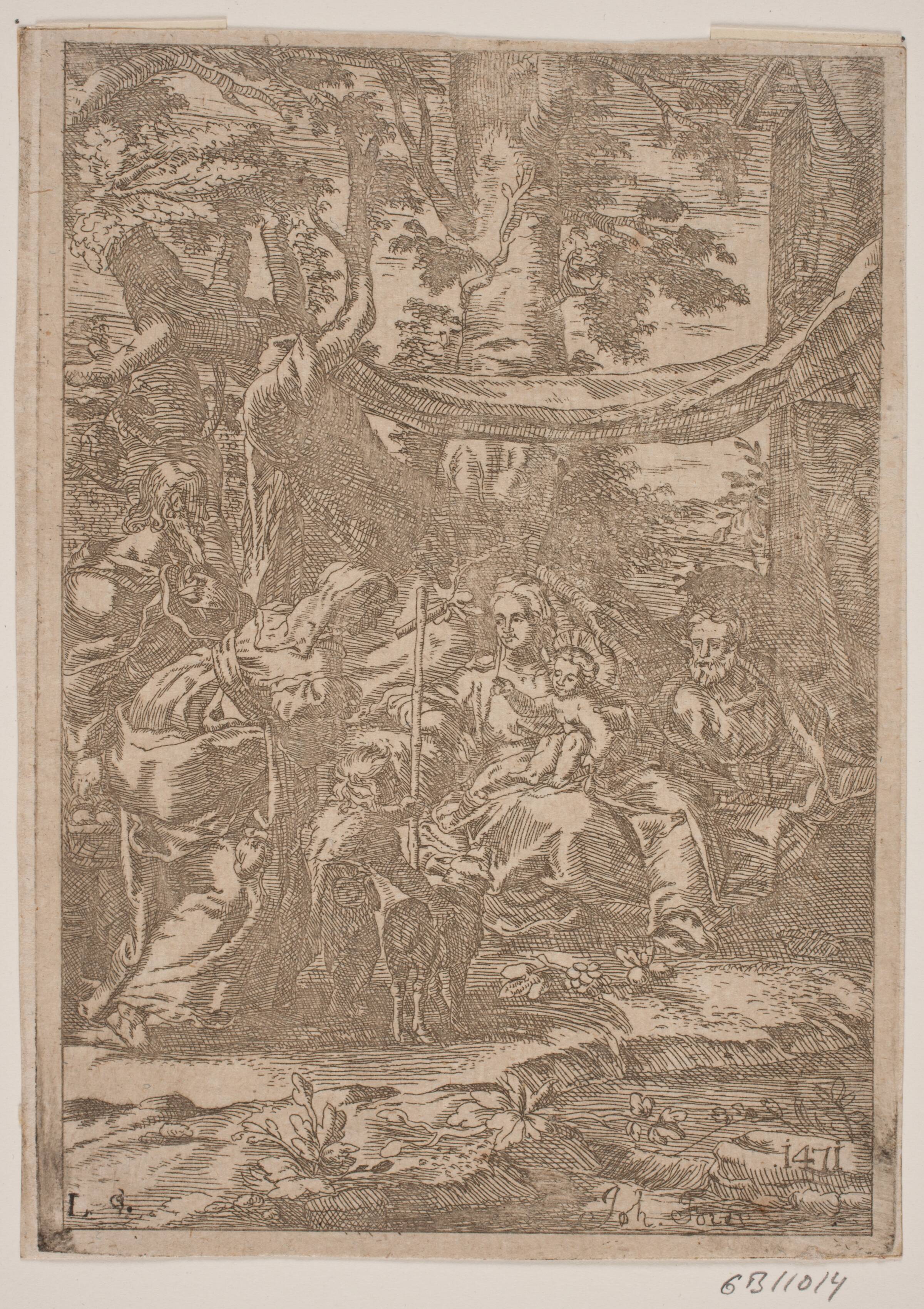Den hellige familie, Johanna Fosie, 1741