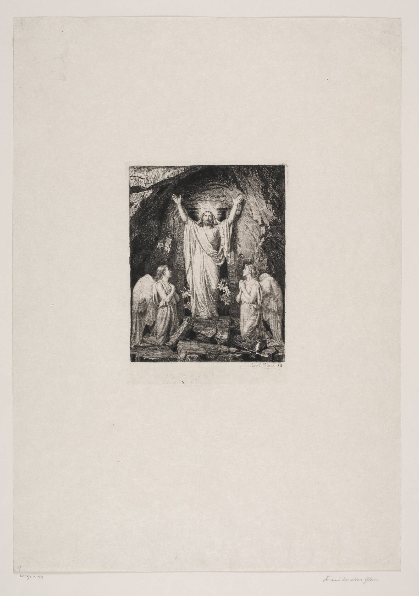 Kristi Opstandelse, Carl Bloch, 1881