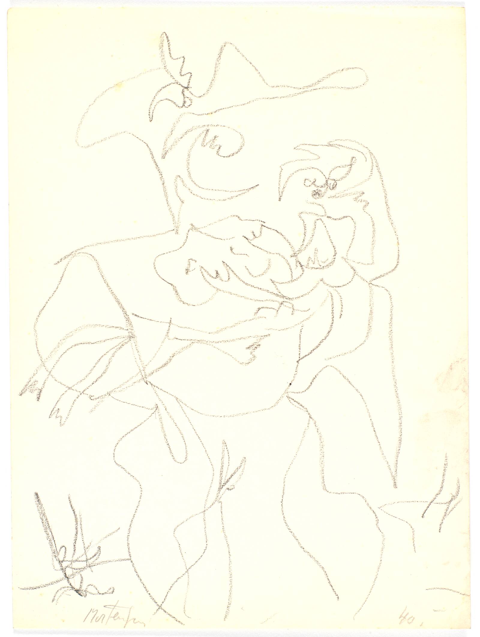 Mor-barn figur, Richard Mortensen, 1941-1944