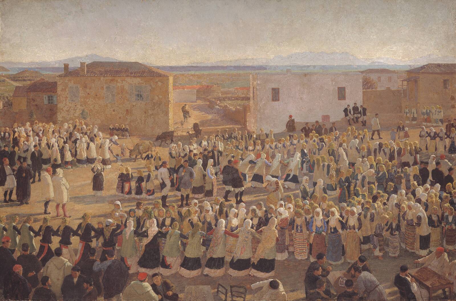 Kvindedansen i Megara, Niels Skovgaard, 1897